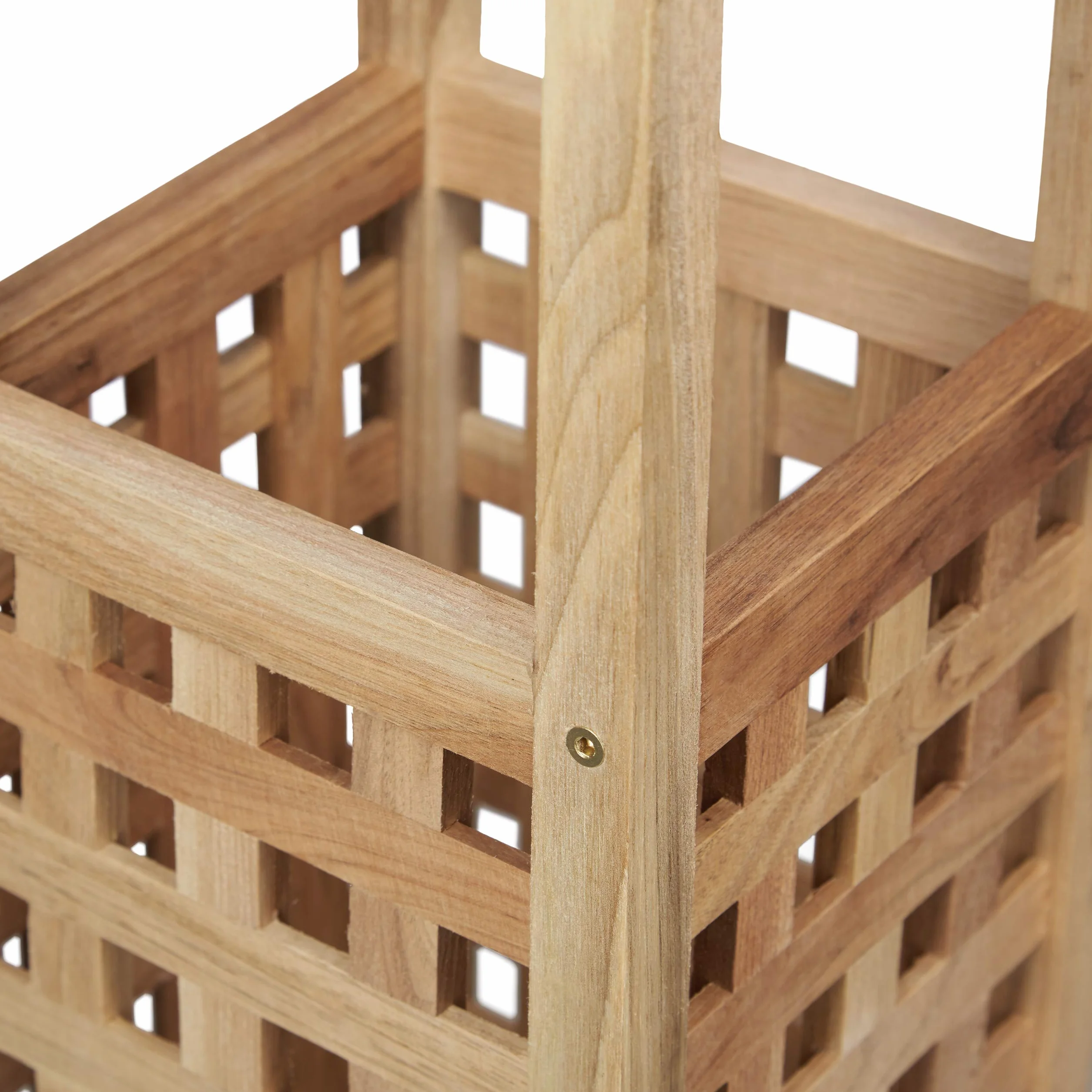 Relaxdays Porte-parapluies en bois de noyer 50x18x18 cm