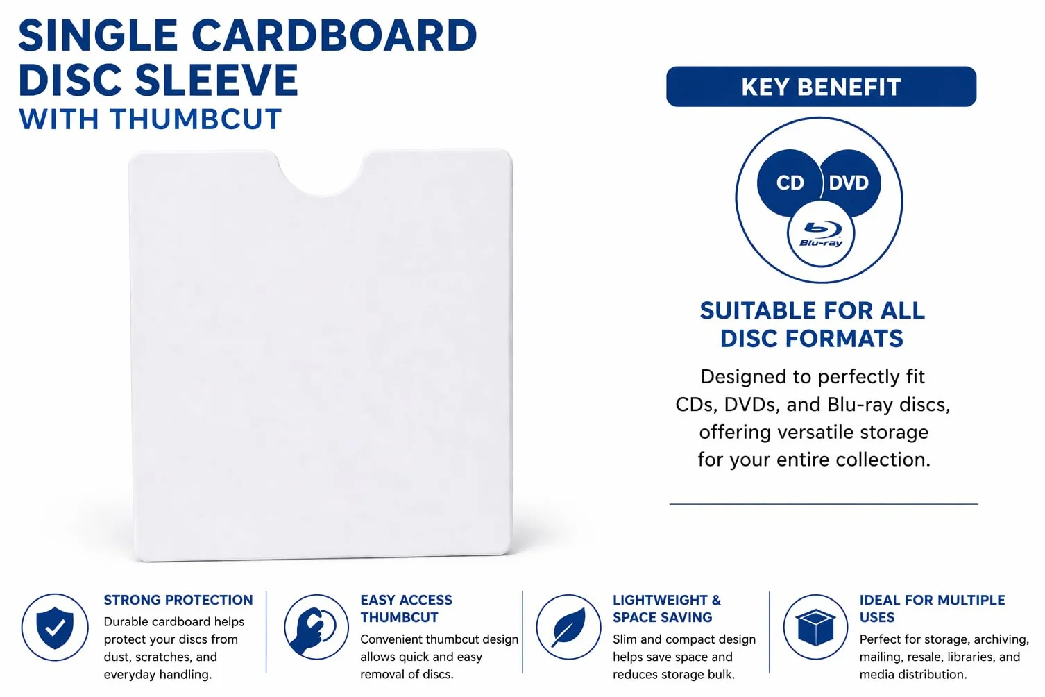 Dragon Trading® 10 x CD DVD Carton robuste manches