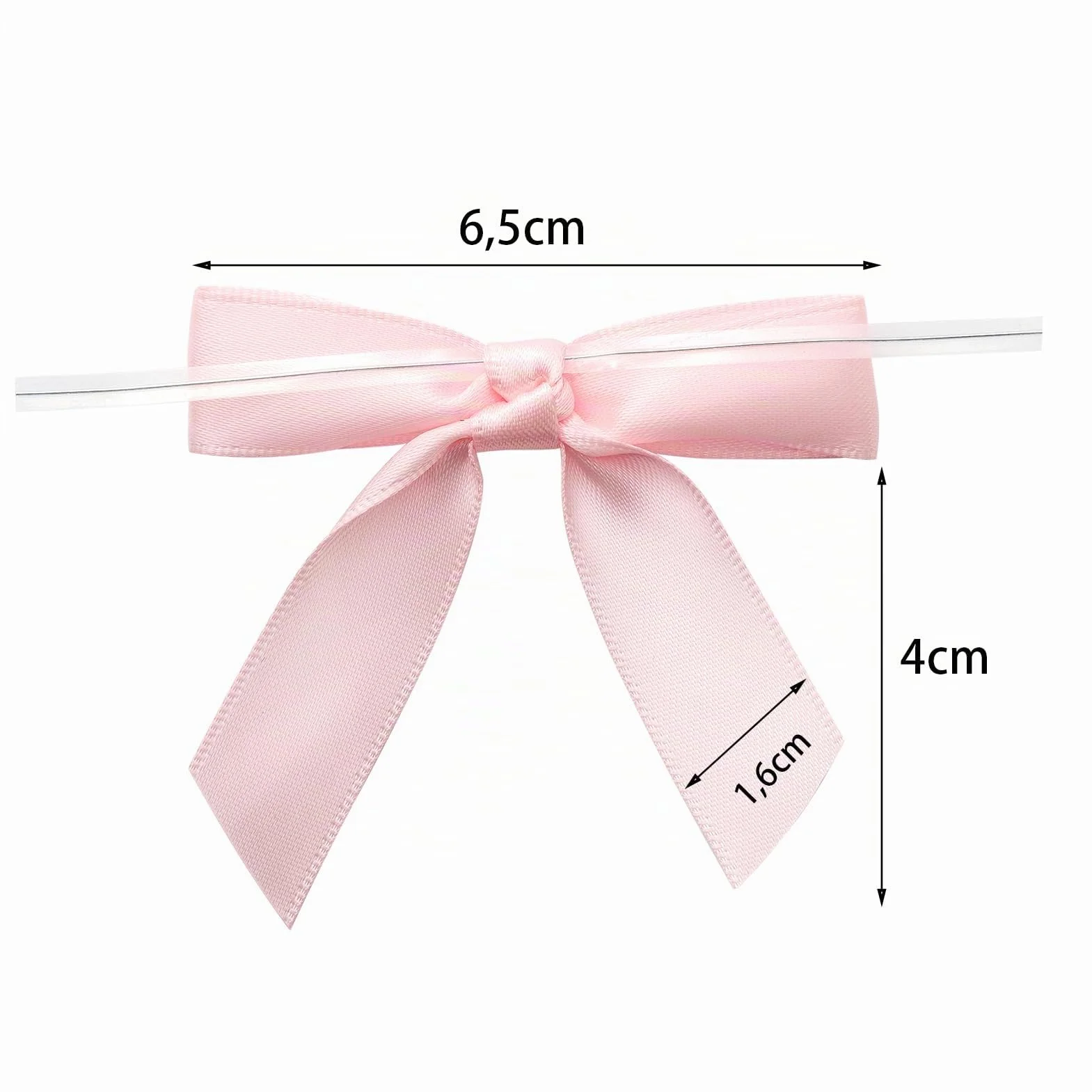 Lot de 50 nœuds pour Cadeaux Vert Sauge - Petits nœuds Décoration Noël Mariages