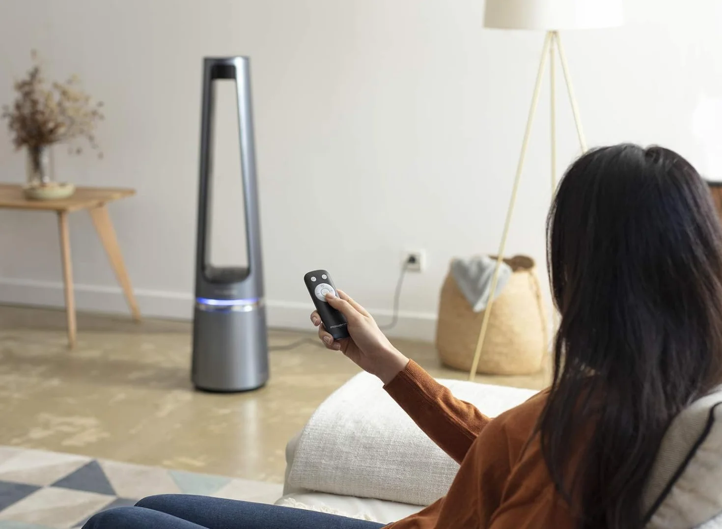 Rowenta Eclipse 2-en-1 Ventilateur purificateur, 32 dB (A), 12 vitesses, Oscillation, Minuteur