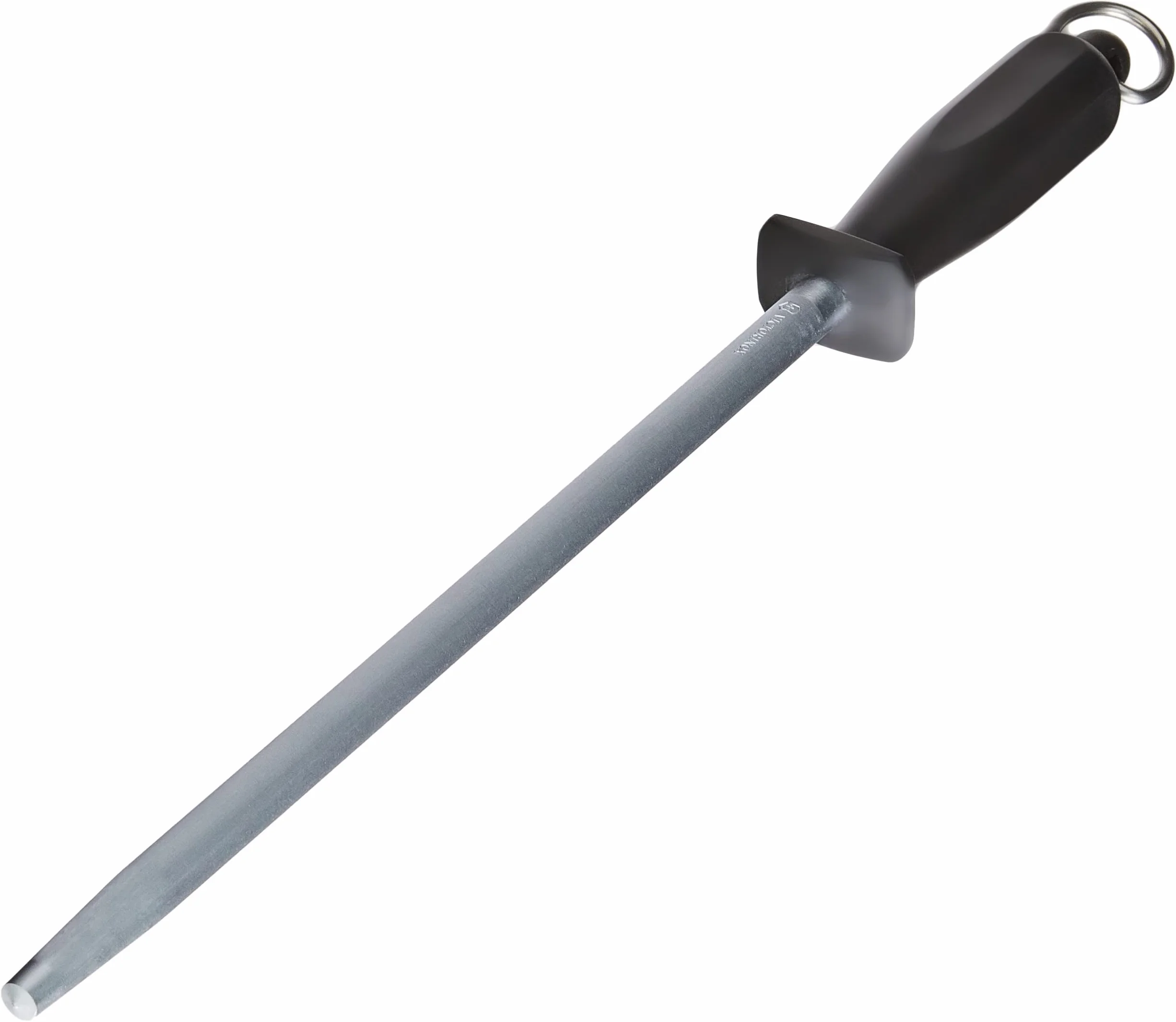Victorinox Fusil de boucher rond taillage fin, Plastique, Noir/Argent, 30 x 5 x 5 cm