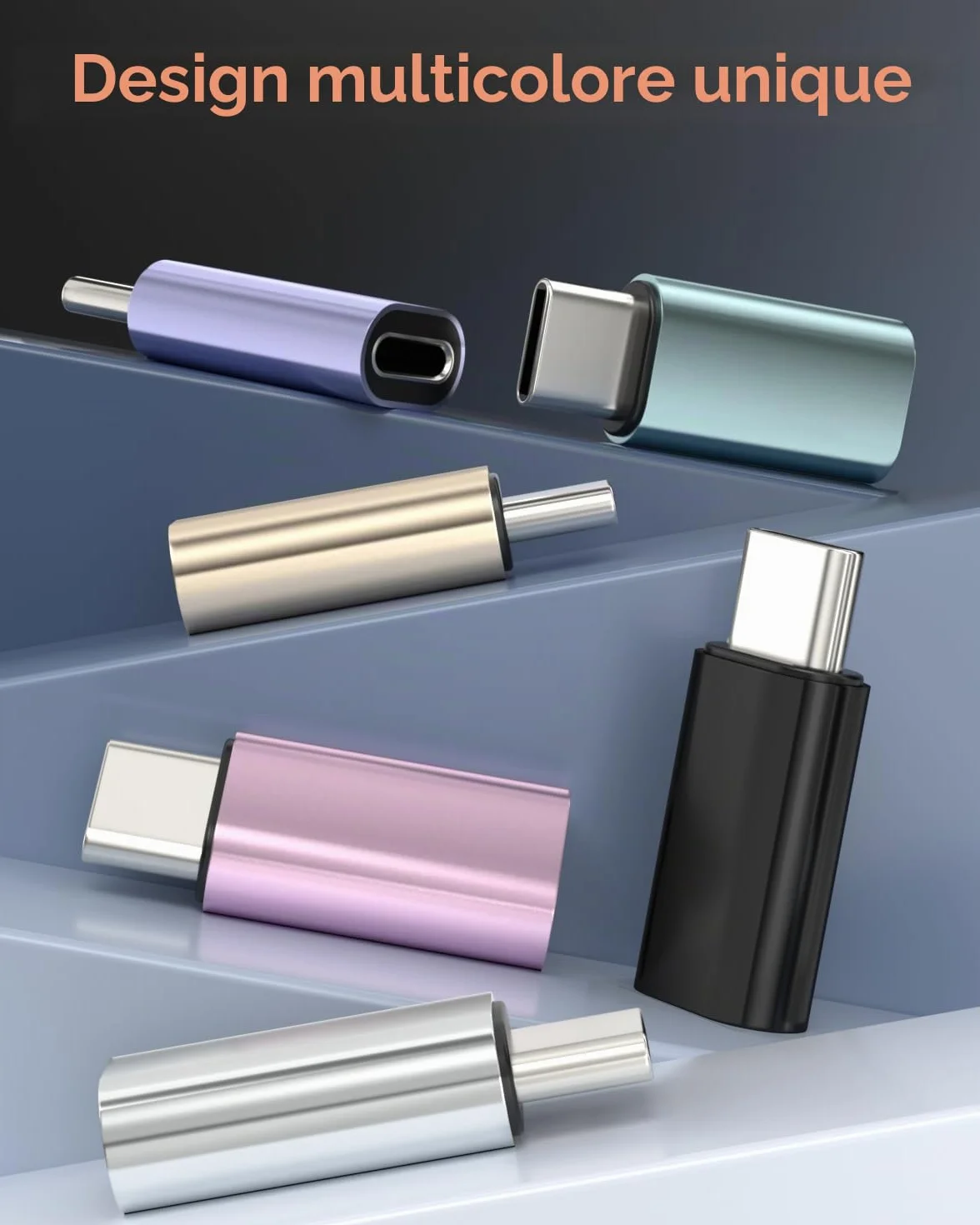 Adaptateur Lightning vers USB C pour iPhone 15/16 Pro/Plus/Pro Max, Samsung S24, Charge et Transfert de Données, Câble Type C