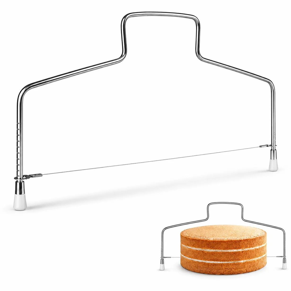 Coupe-Gâteau Réglable Acier Inoxydable Fil Précision Outil Pâtisserie Layer Cake Génoise