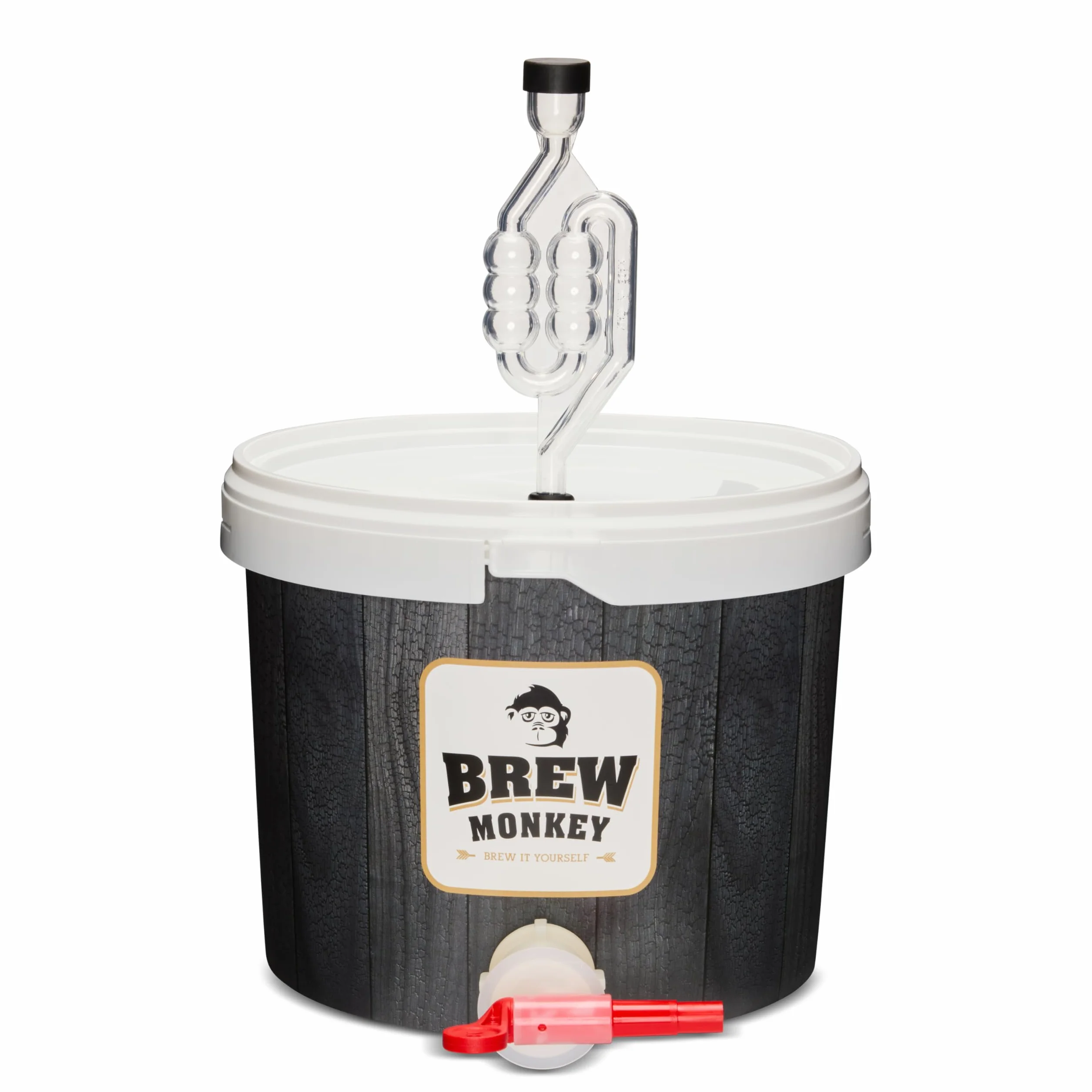 Brew Monkey® Kit de Brassage Bière Blonde | Kit Base de 5L | 6,4% ALC. | Kit Fabrication Bière | Idée Cadeau Homme | Kit Bière | Coffret Cadeau Homme | Fête des Pères