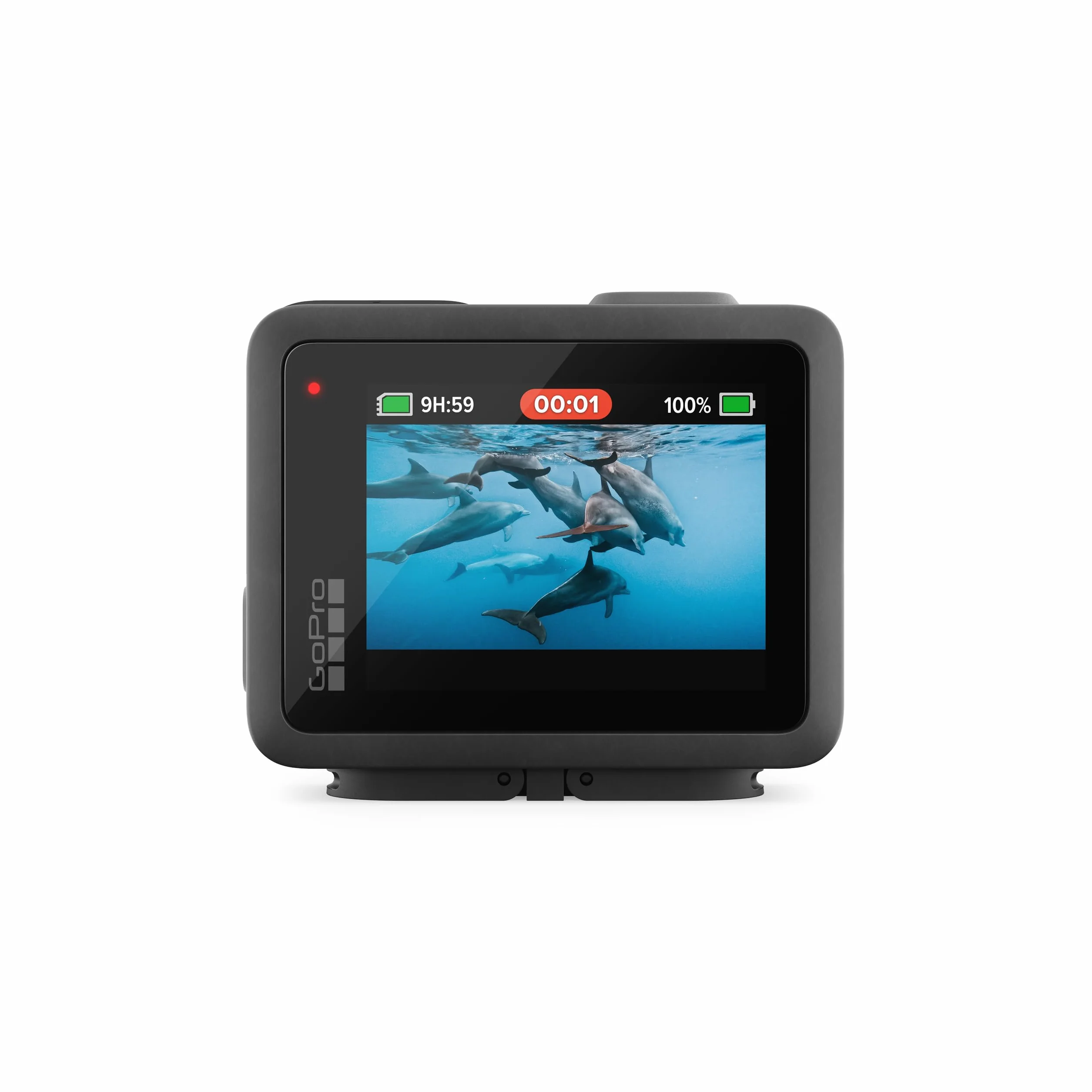 GoPro HERO – Kompaktowa wodoodporna kamera akcji z wideo 4K Ultra HD, zdjęciami 12 MP, ekranem dotykowym