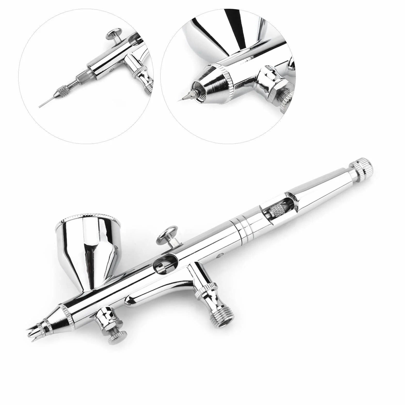 JP-180 Aérographe Double Action Alimentation Gravité 0.2mm 9ml