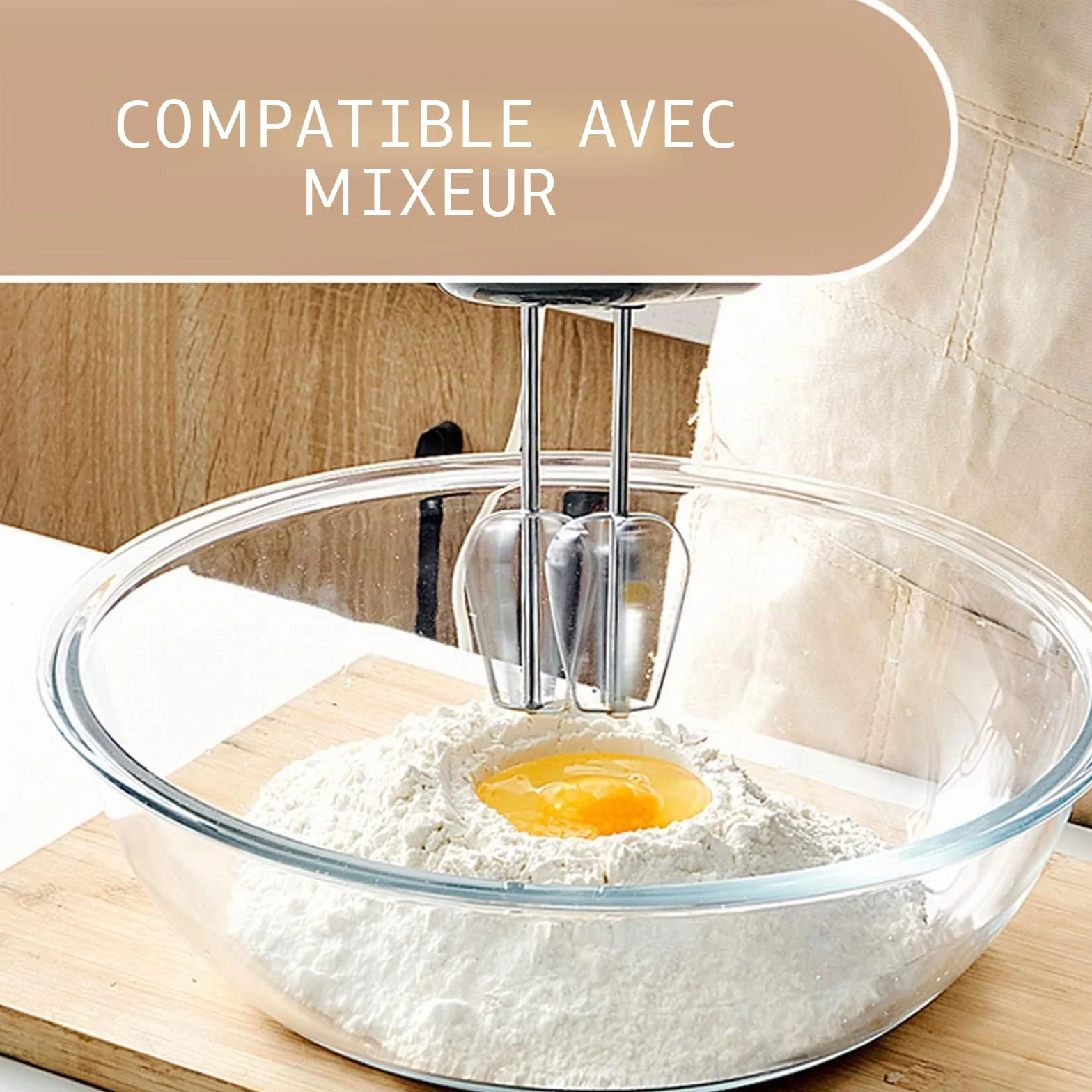 Homwin Lot de 4 Saladier Verre avec Couvercle Borosilicaté Résistant à La chaleur avec Couvercles (0,5L, 1,0L, 2,0L, 3,5L), Bol en Verre avec Couvercle peu Encombrants