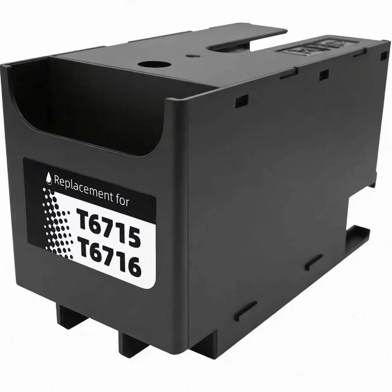 Boîte de maintenance compatible Epson T6715 T6716 pour Workforce Pro WF-3820DWF WF-C4810DTWF WF-4820DWF WF-4720DWF WF-M5799DWF WF-4830DTWF WF-C5710DWF