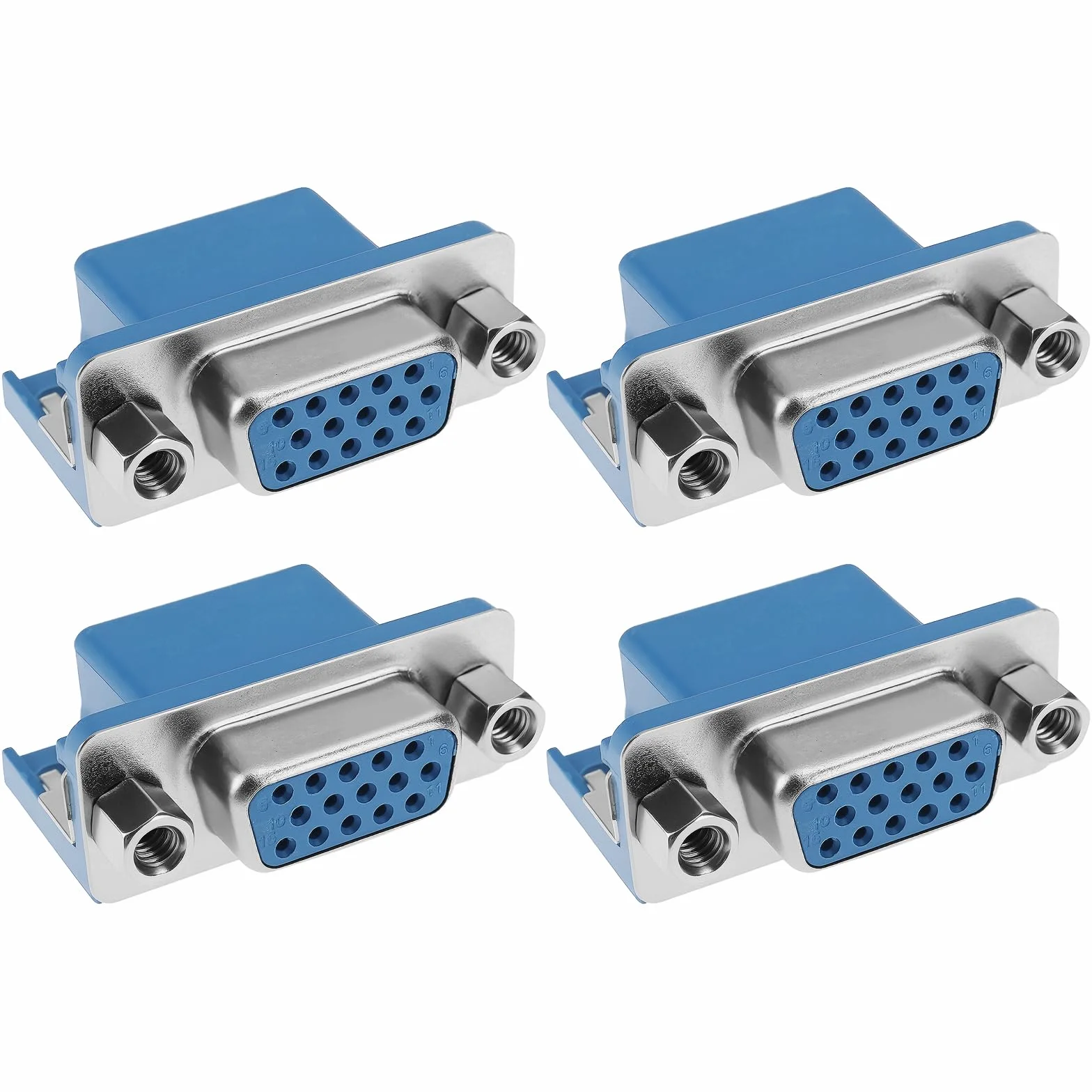 Connecteur Femelle VGA 15 Broches 3 Rangées D-Sub pour Unité de Commande Automatique