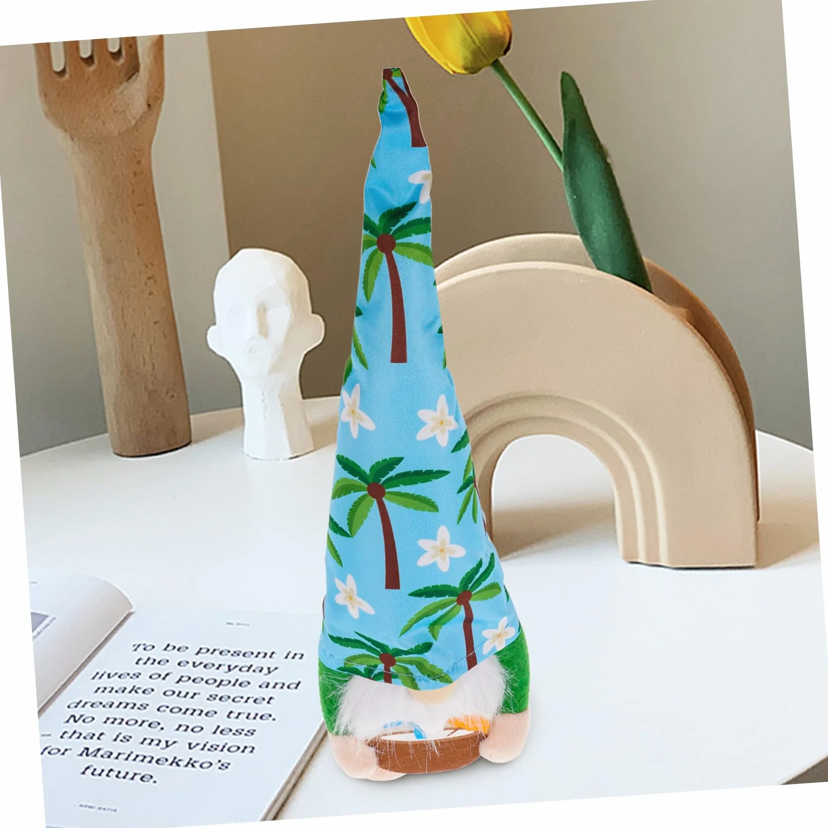 Poupée GNOME de Printemps Nain de Ferme Décoration