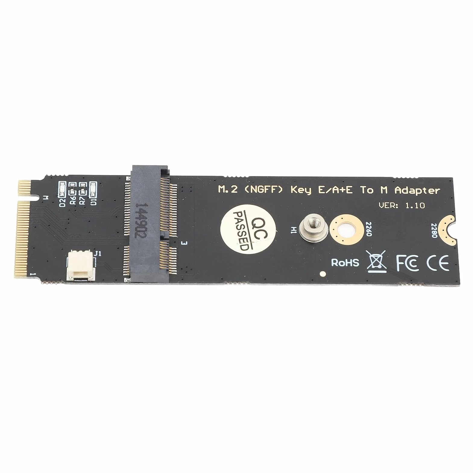 Karta M.2 NGFF A E Key WiFi Bluetooth 4.2 do Adaptera M.2 Key M SSD, Bezprzewodowa Karta WiFi NGFF A/E-Key do Adaptera M.2 NGFF Key-M NVME SSD do AX200/AX201/AX210