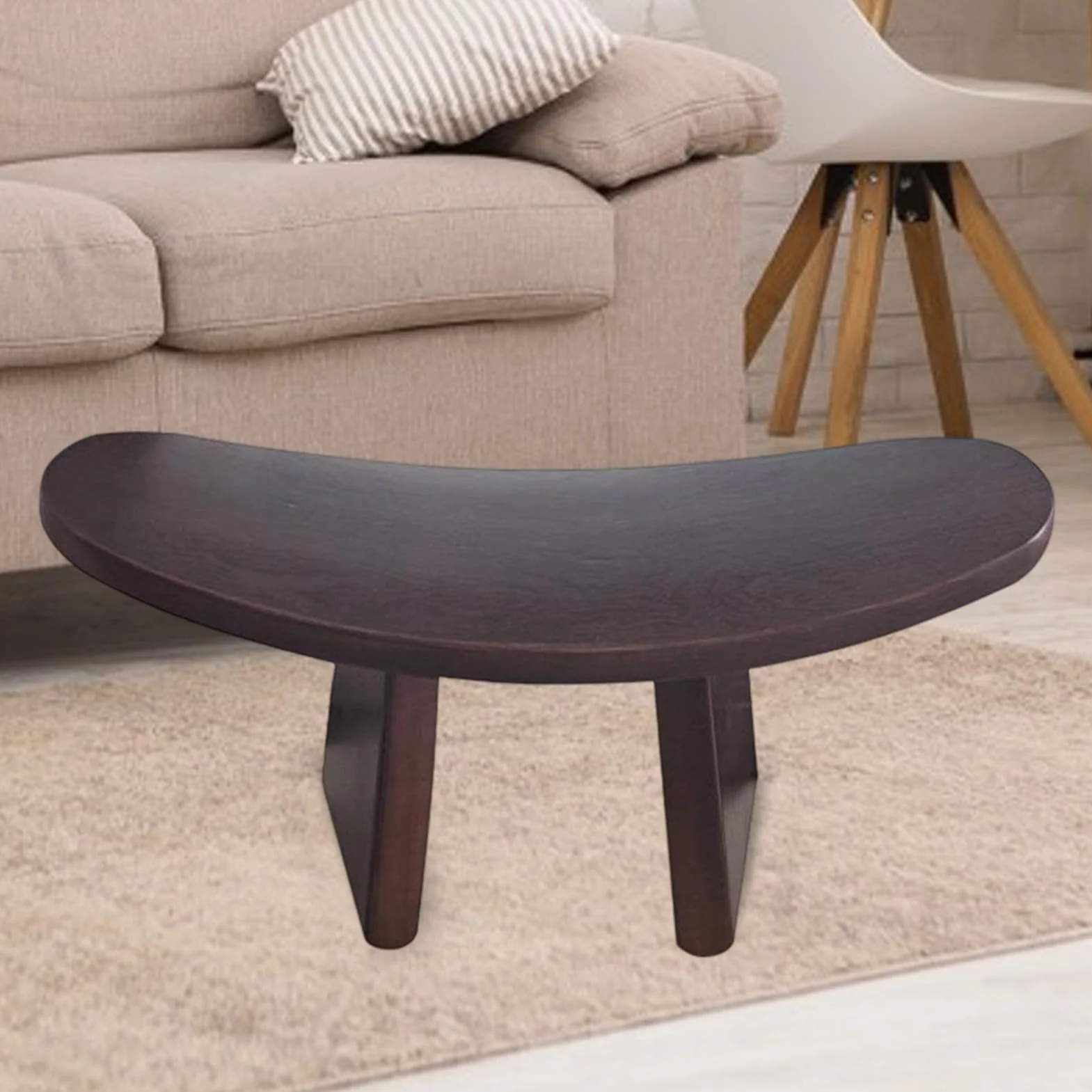 Banc De Méditation - Tabouret de Méditation Ergonomique - Siège en Bois Polyvalent Et Confortable pour Pratiques Méditatives, Rassemblements Spirituels, Maison Ou Église
