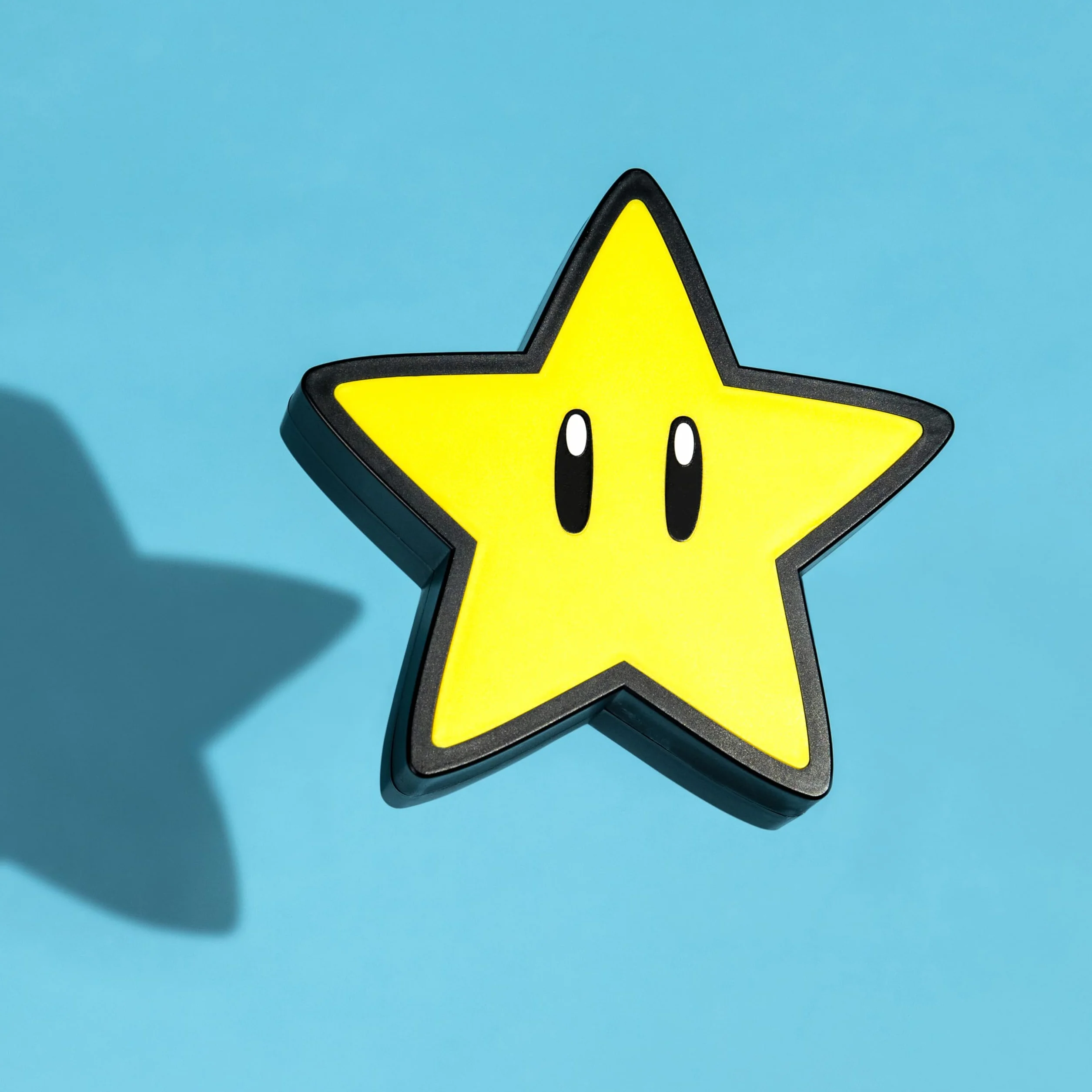 Paladone Super Mario Super Star Lamp with Sound - Officielle Nintendo, Lampe Originale pour Chambre de Gamer