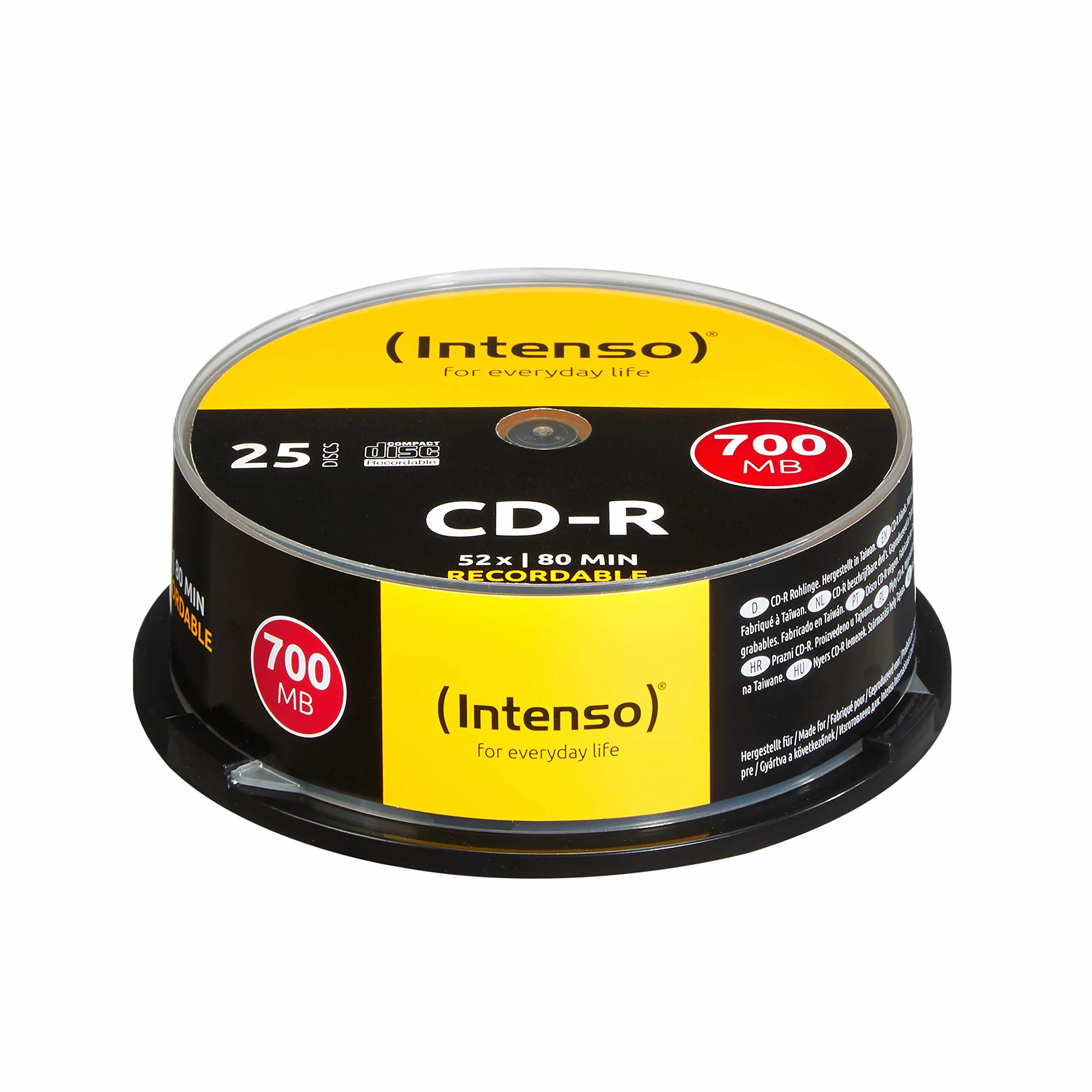 Spindle de 25 CD-R 700MB 52X