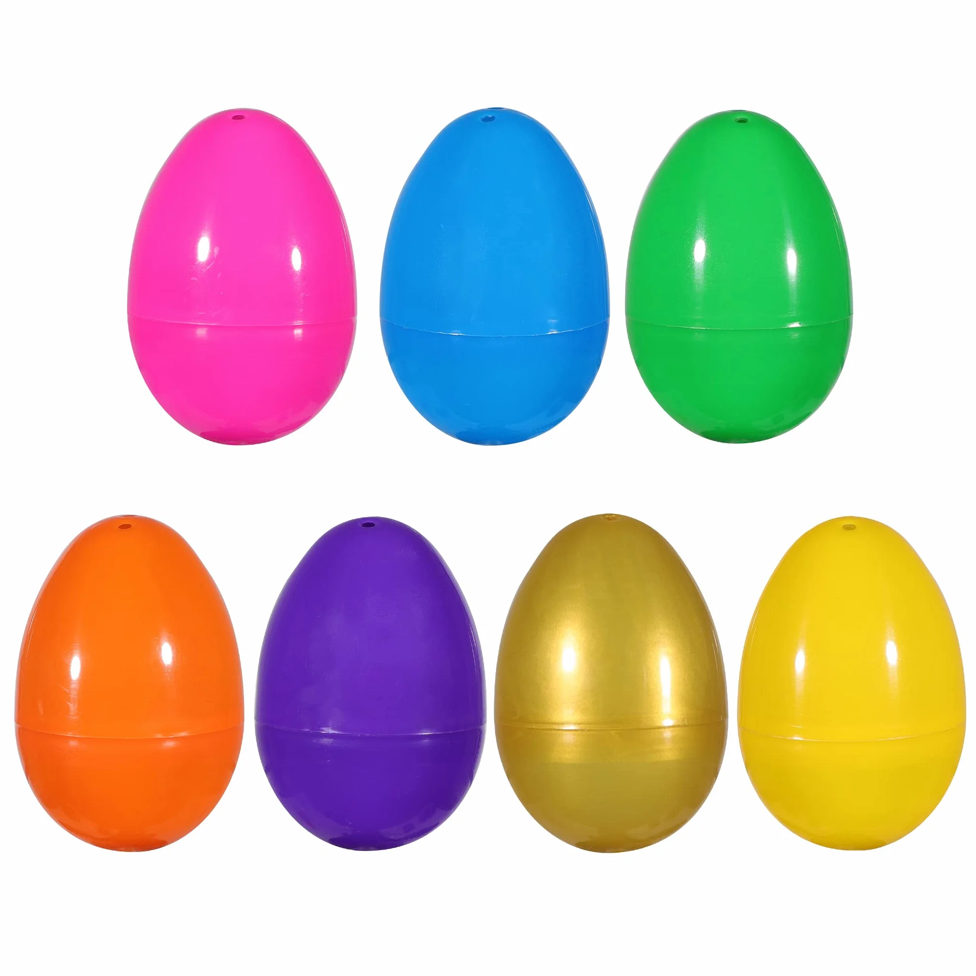 LessMo Oeufs en Plastique Remplissables 36 Pièces 8x5cm Grande Taille Décorations de Pâques