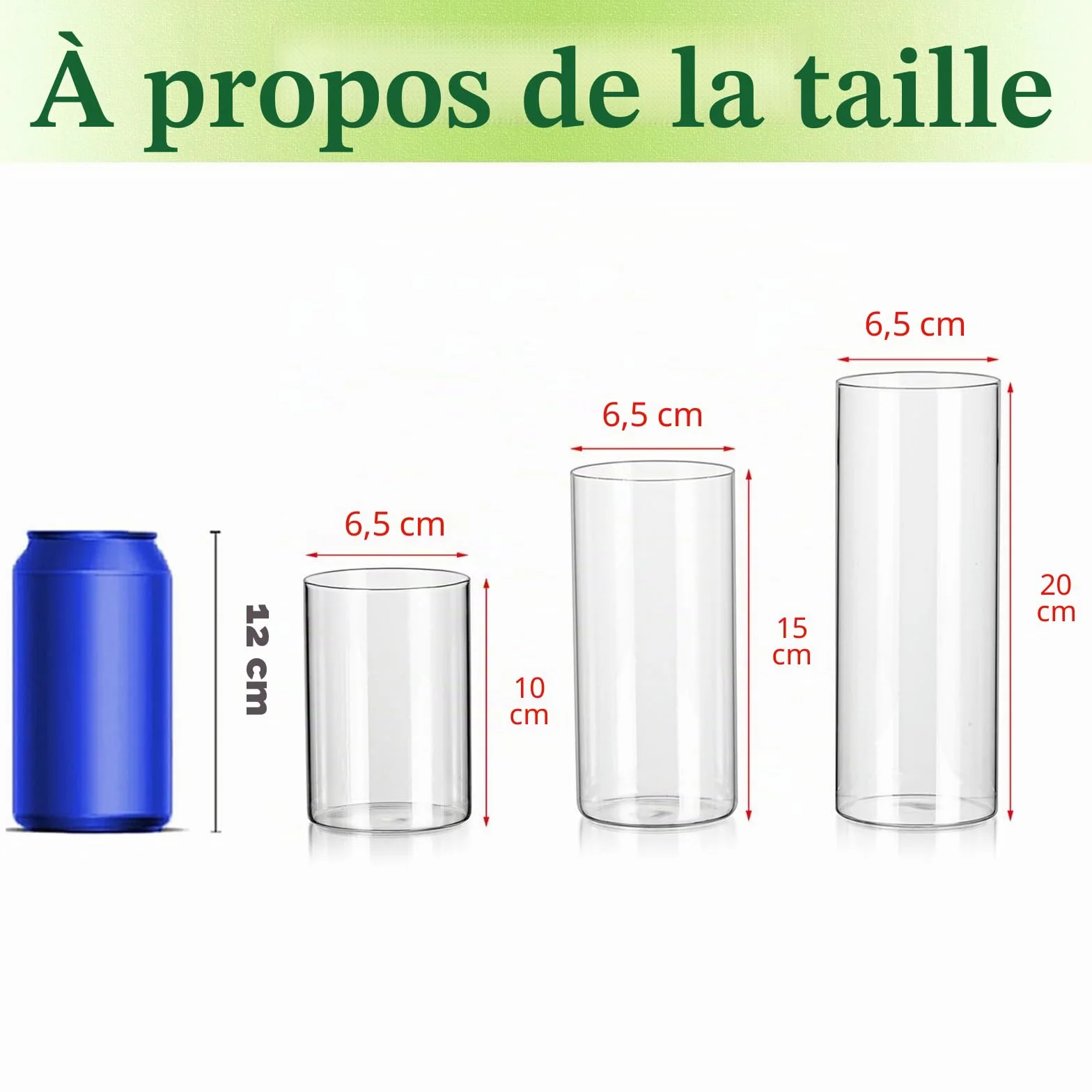 Hewory Vases Cylindriques en Verre Lot de 24, Grand Vase en Verre Transparent pour Fleurs, Support de Bougie pour Bougie Pilier Flottante, Vase à Fleurs pour Centre de Table pour Mariage, Décoration