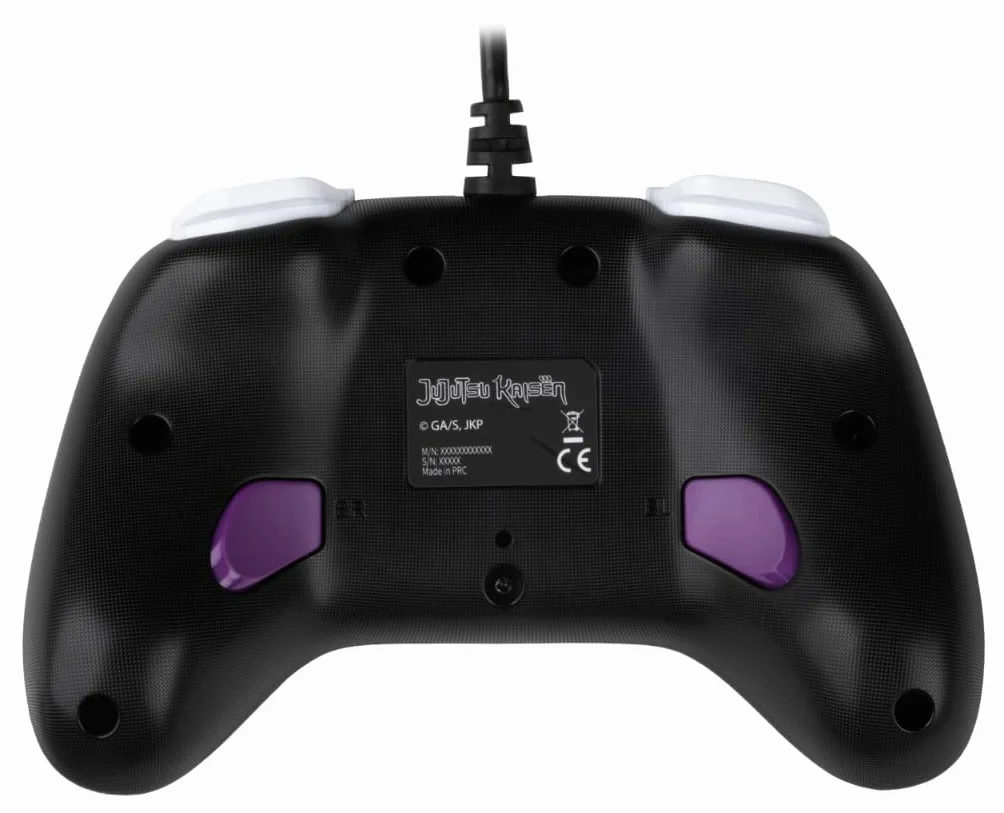 Konix Jujutsu Kaisen Manette filaire pour Nintendo Switch, Switch 2 et PC - Noir - Câble 3 m