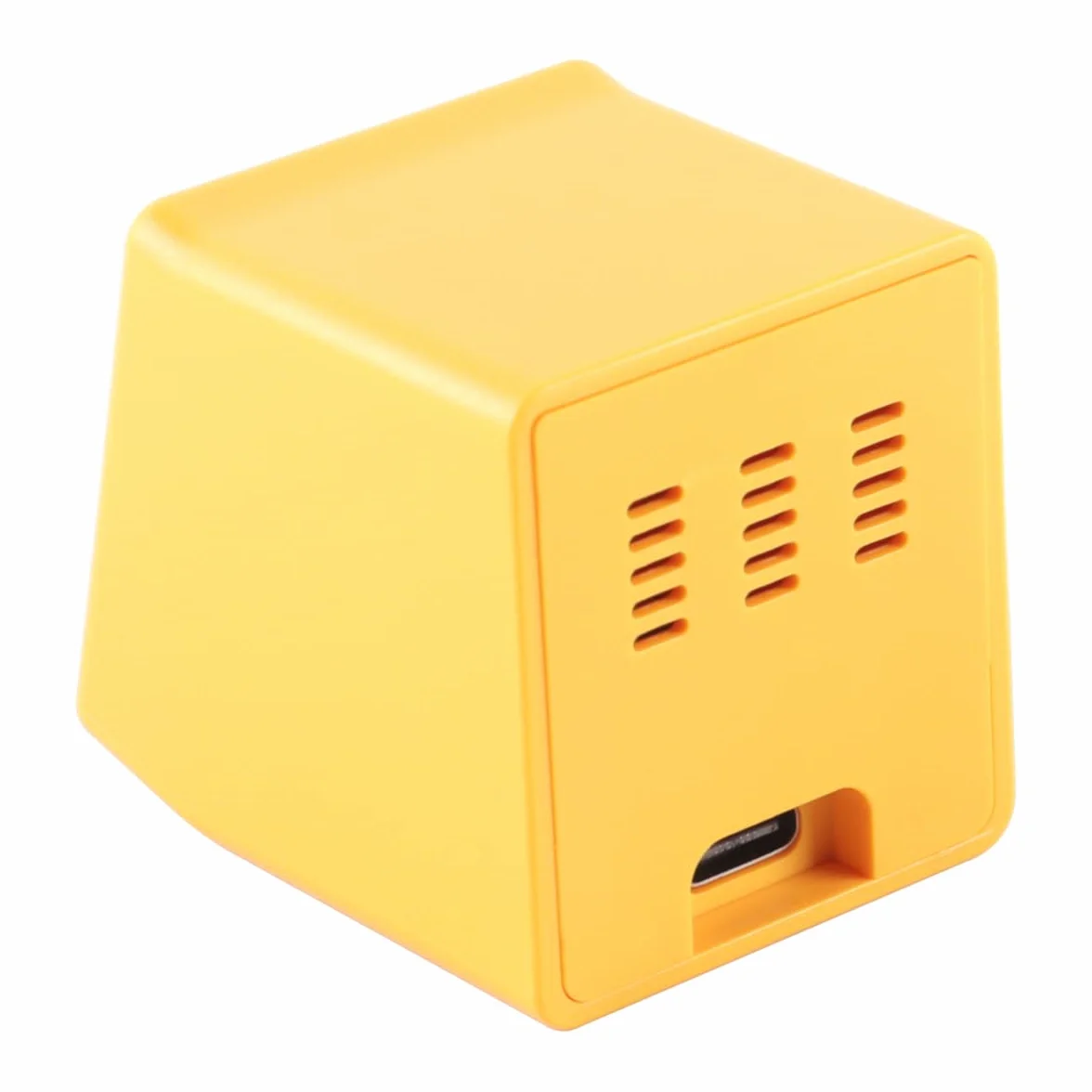 Ausi Station météo Wi-Fi intelligente avec animations GIF, horloge numérique jaune