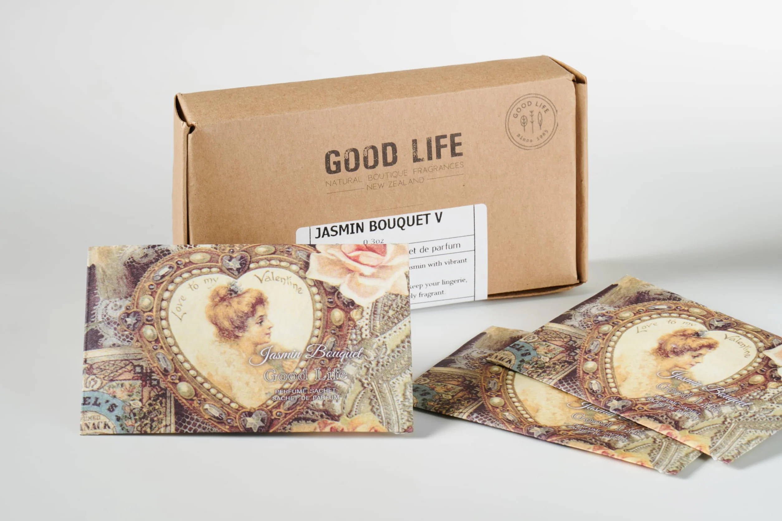 Good Life Vintage parfumés Bouquet de Jasmin 12 Sachets