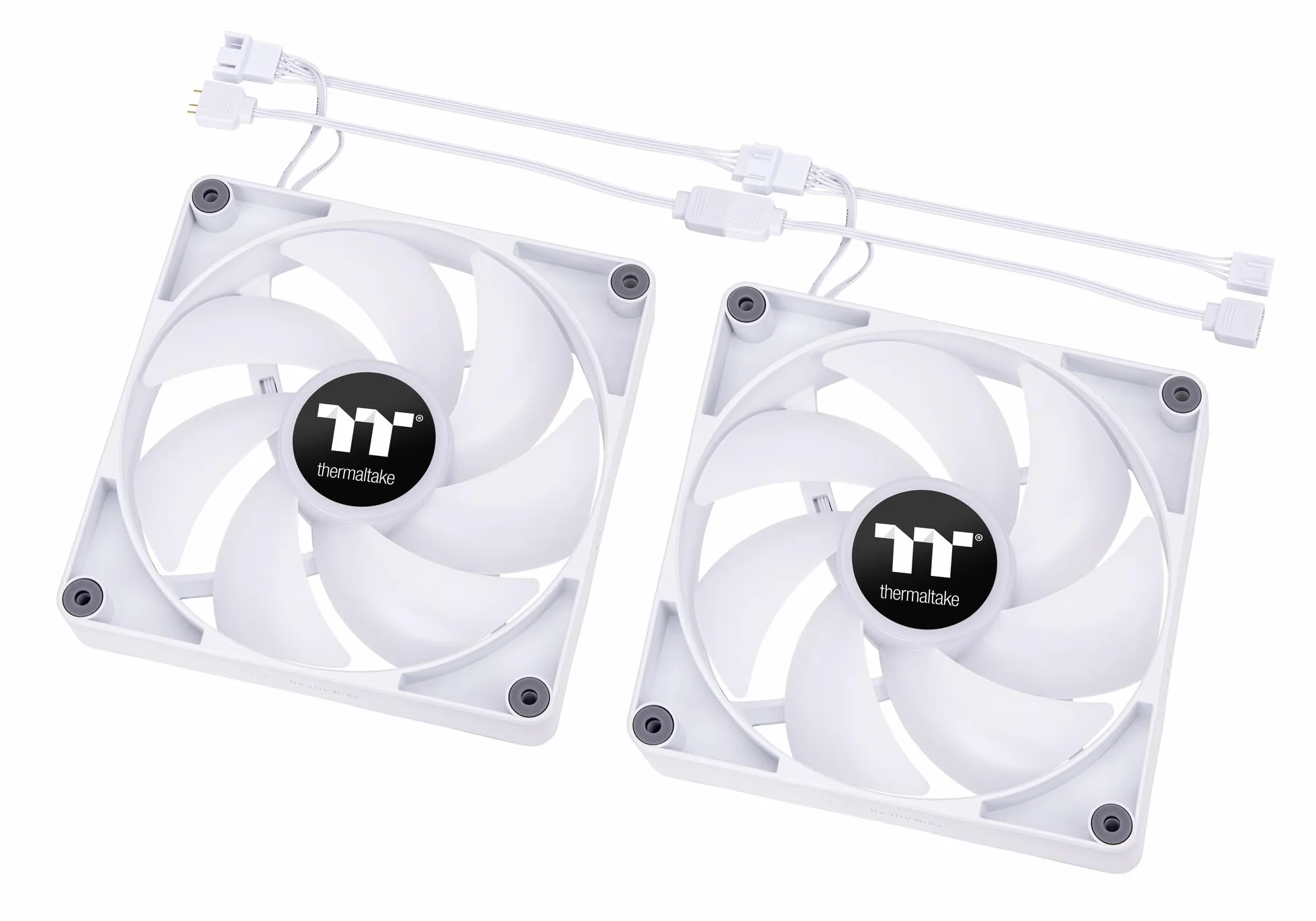 Thermaltake CT140 ARGB Sync PC Cooling Fan White | 2 Pack