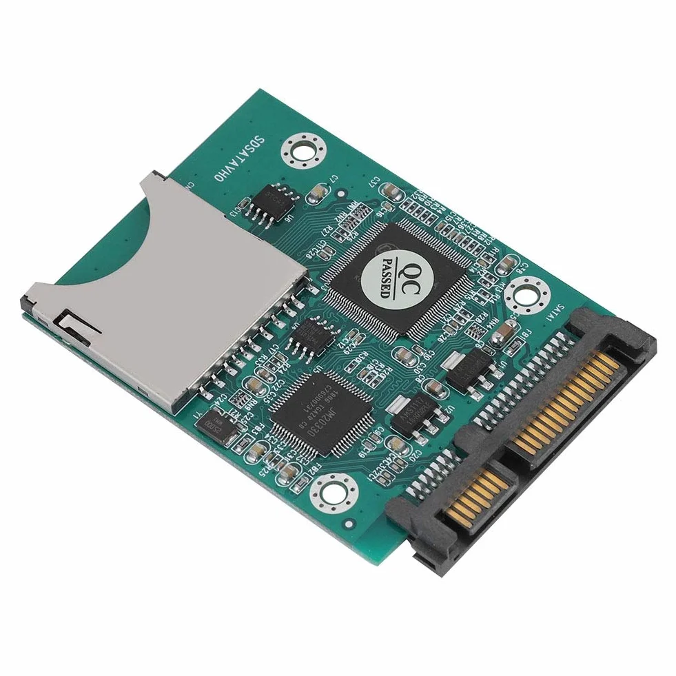 Adaptateur SD vers SATA 22 Mo/s SD/SDHC/SDXC/MMC 2,5" 7+15P Convertisseur