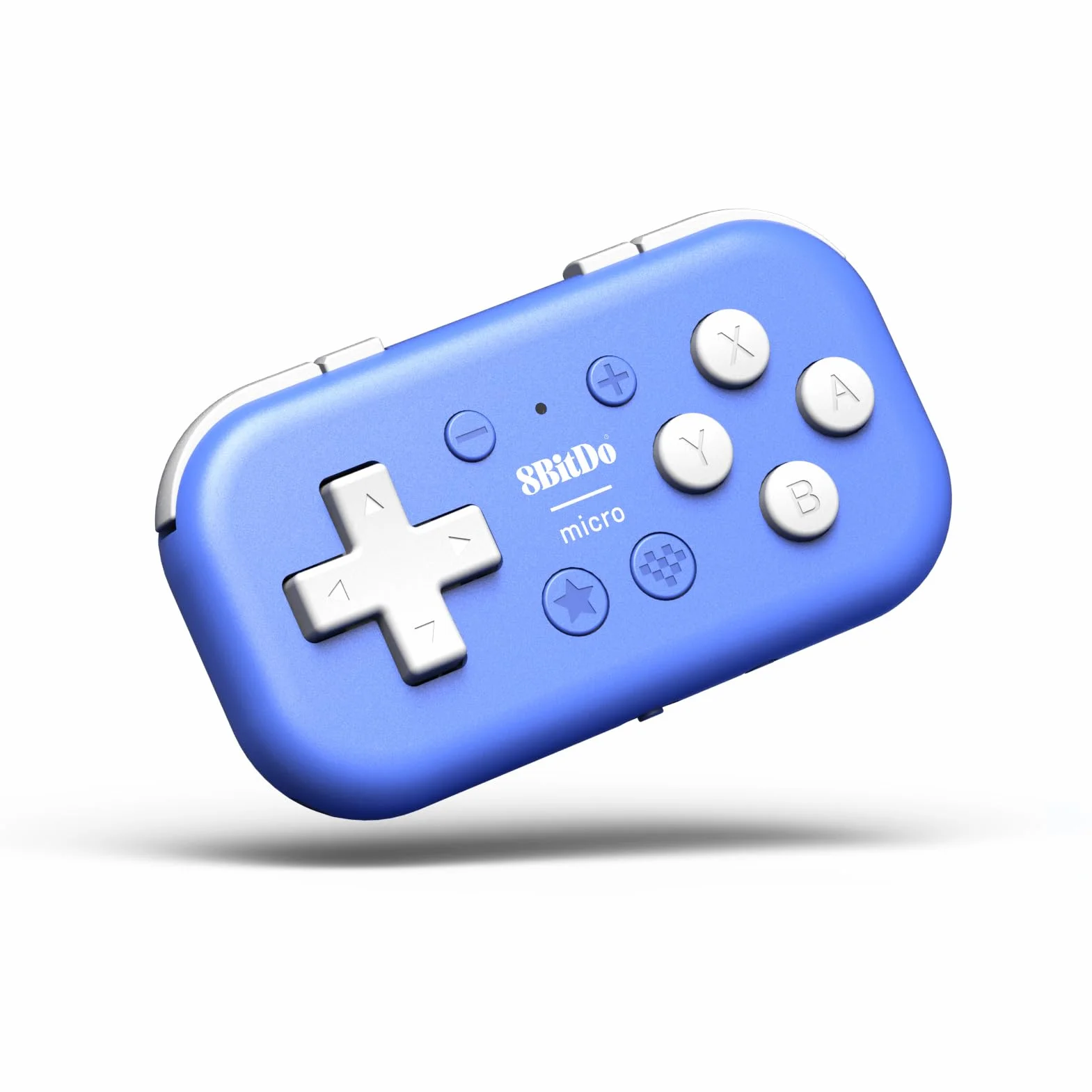 8BitDo Micro Bluetooth Gamepad Mini Controller Switch Android Raspberry Pi Keyboard Mode (Bleu)