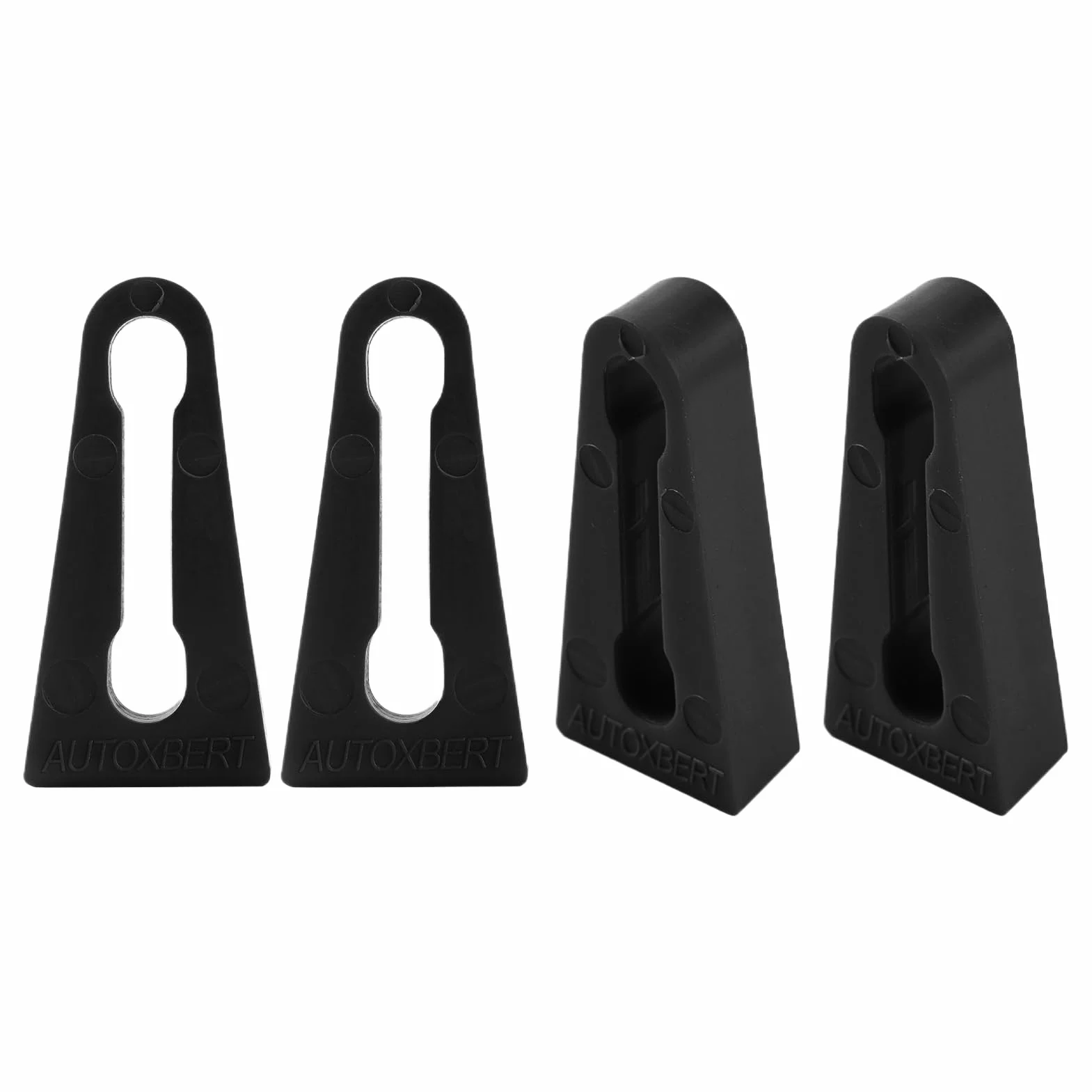 Automotive Door Lock Silencer - Noise Dampening Pad Set | Elastyczna gumowa osłona z poduszką ochronną, Simple Fit for Sedan Doors, SUV, Van Entry, Garage Use and Passenger Ride Enhancement
