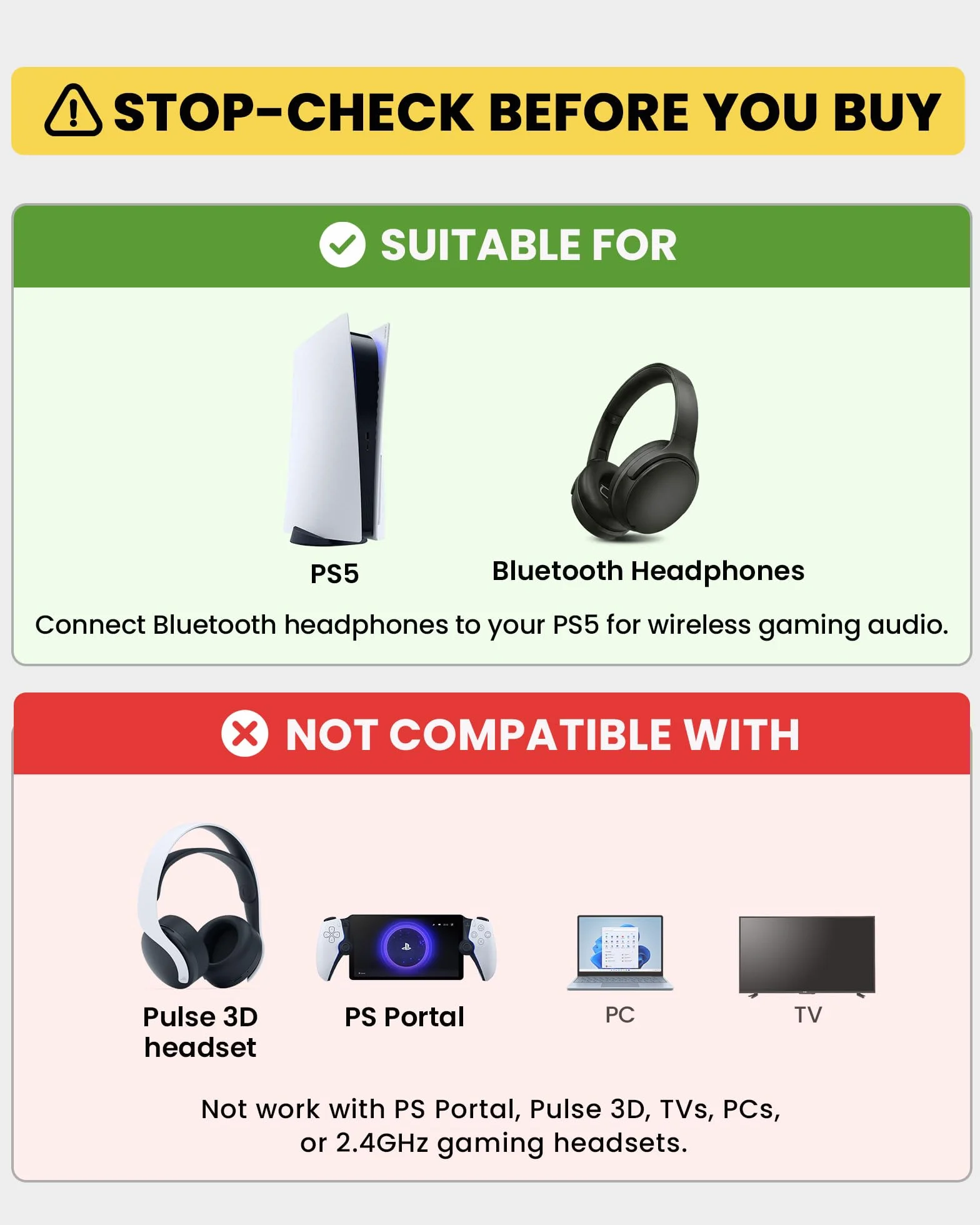 Avantree C81-Gaming – adapter audio USB-C Bluetooth 5.3 do PS5, chip Qualcomm, aptX Adaptive i HD, wysokiej jakości dźwięk, działa z AirPods, słuchawkami Bose i innymi