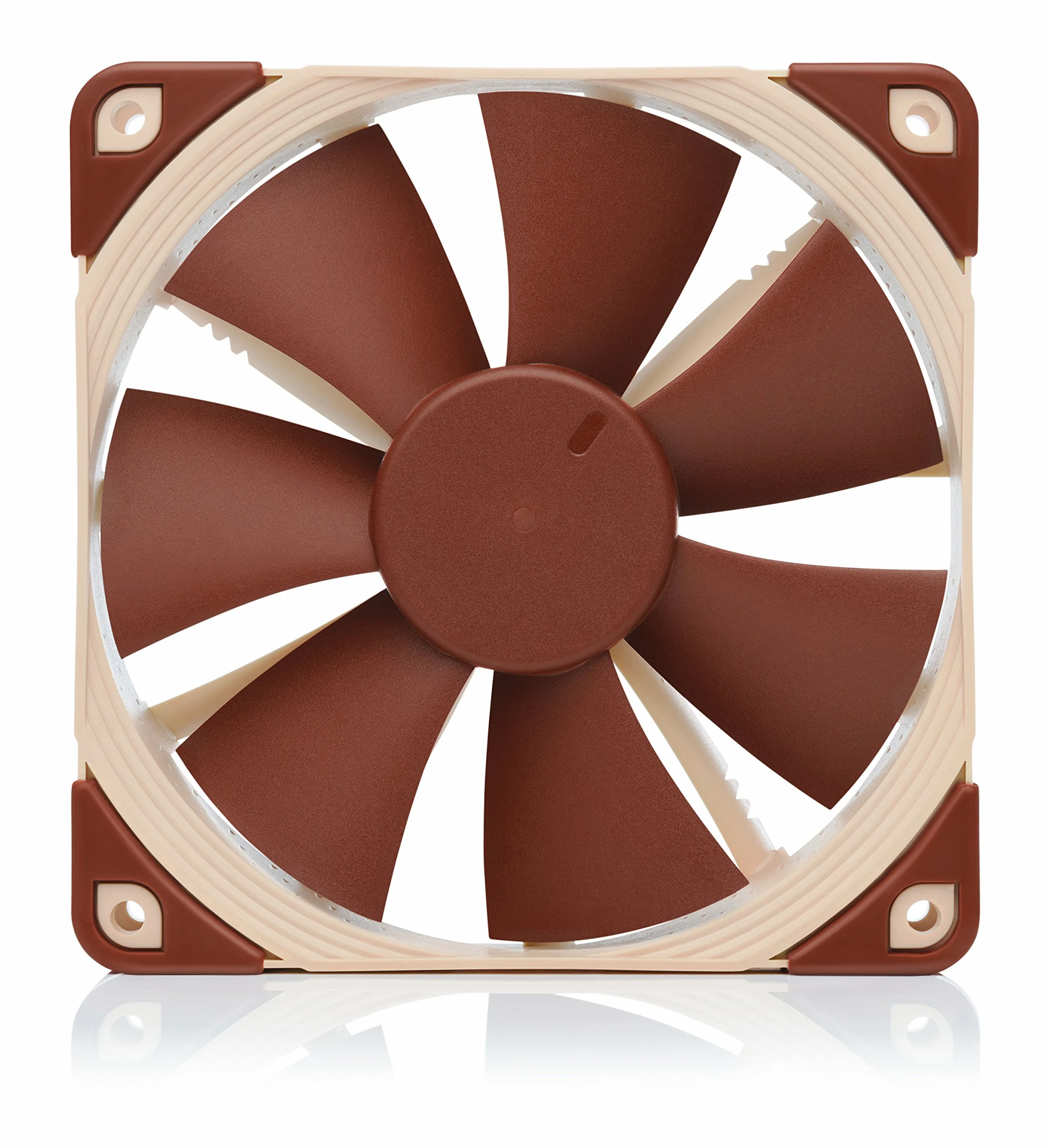 Noctua NF-F12 PWM, Cichy, 4-Pinowy Wentylator Klasy Premium (120 mm, Brązowy)