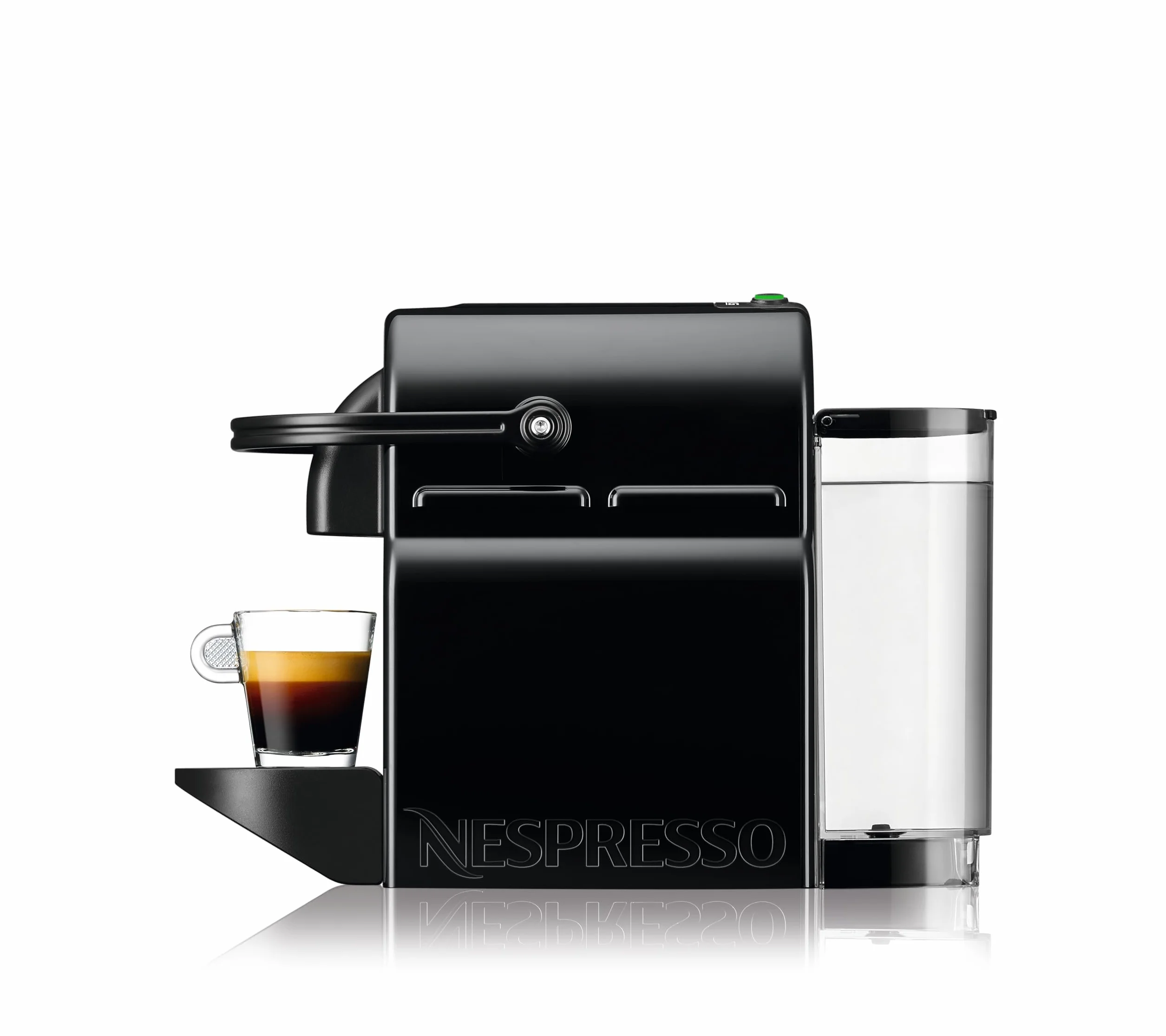 Nespresso De'Longhi Inissia Machine à Café Noir 19 Bars Design Compact Arrêt Automatique EN80.B