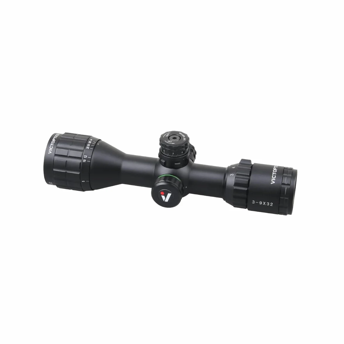 Vector VictOptics Cerato C3 Ultra Compact 3-9x32 SFP Mildot AO Gogle celownicze + darmowe pierścienie do okularów Weaver