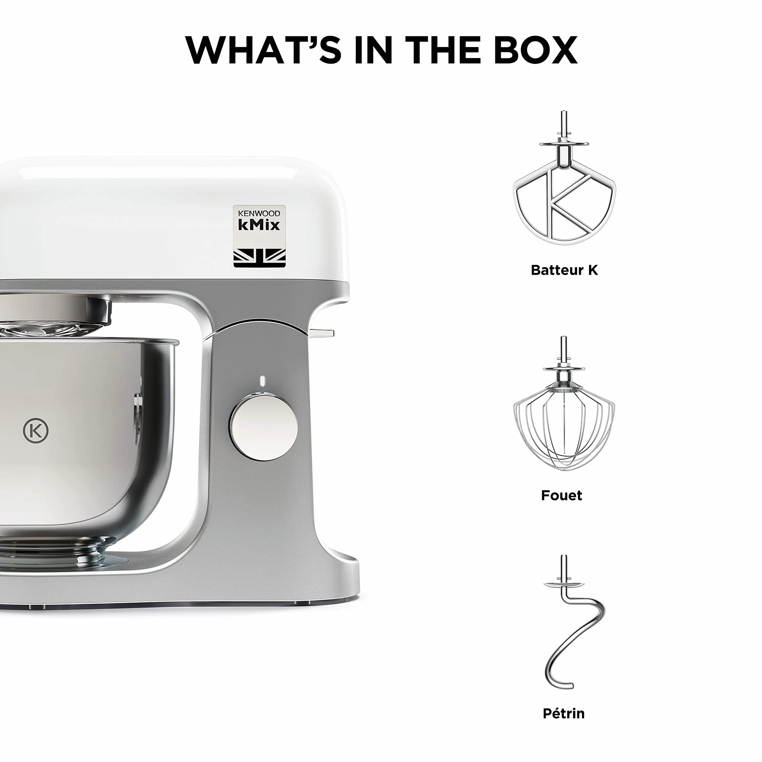 Robot pâtissier KENWOOD KMX750WH Blanc 1000 W 5 L