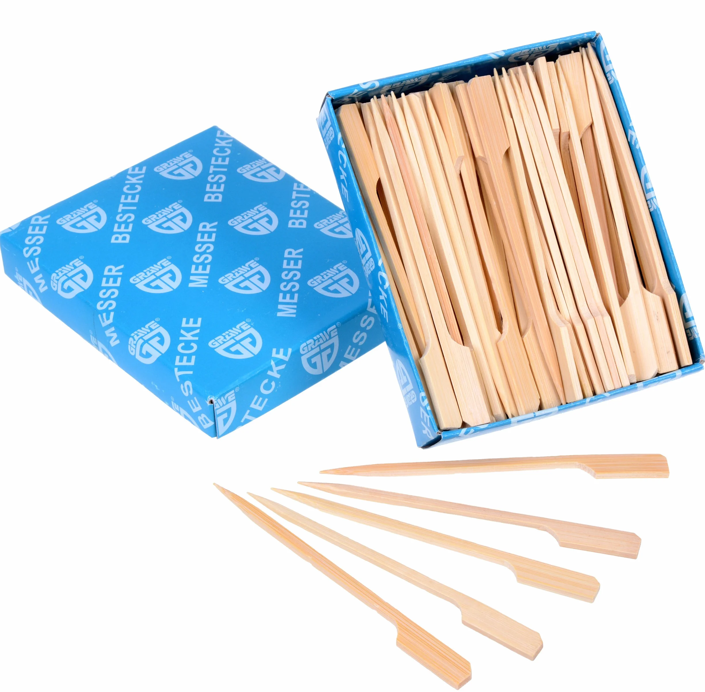 GRÄWE Lot de 100 brochettes en bambou