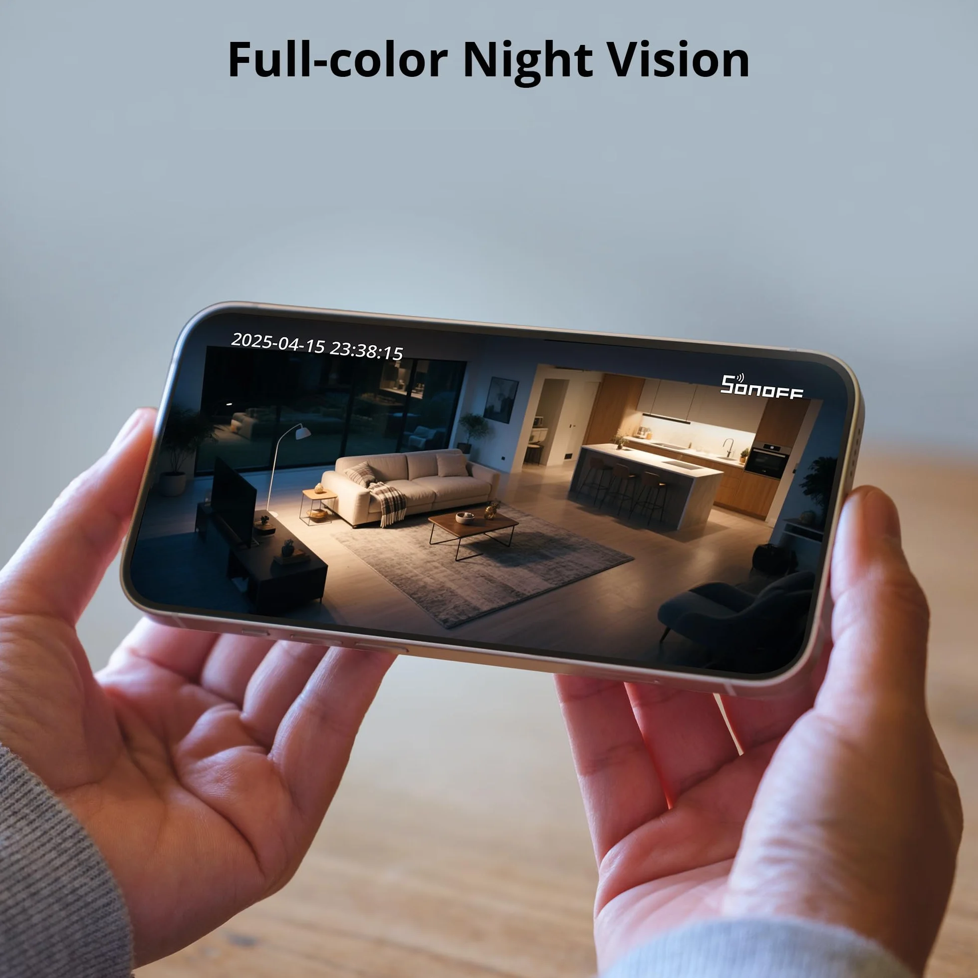 SONOFF Indoor Cam PT2, Kamera WiFi 1080P z Obrotem/Pochyleniem, Widok 360°, Śledzenie Ruchu/AI, Dwukierunkowe Audio, Tryb Nocny, Tryb Prywatności, Pamięć Cloud/SD, Kompatybilna z Alexa i Google Home