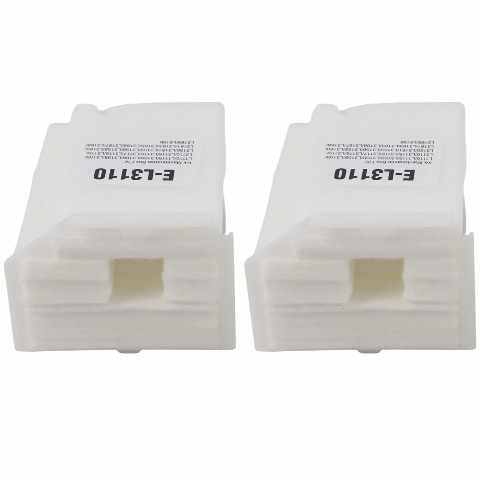 FUBESK Lot de 2 boîtes d'entretien de rechange pour imprimante ET-2810 ET-2812 ET-2814 ET-2803 ET-2715 ET-2720 ET-2721 ET-2726
