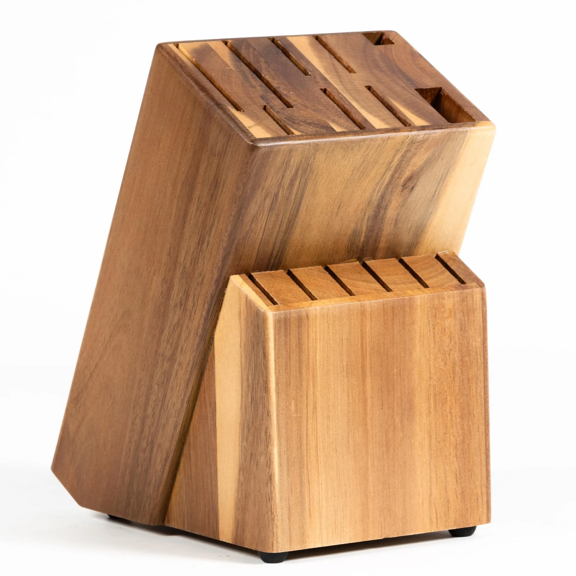 Coninx Bloc Couteaux de Cuisine en bois d'Acacia pour 15 Couteaux