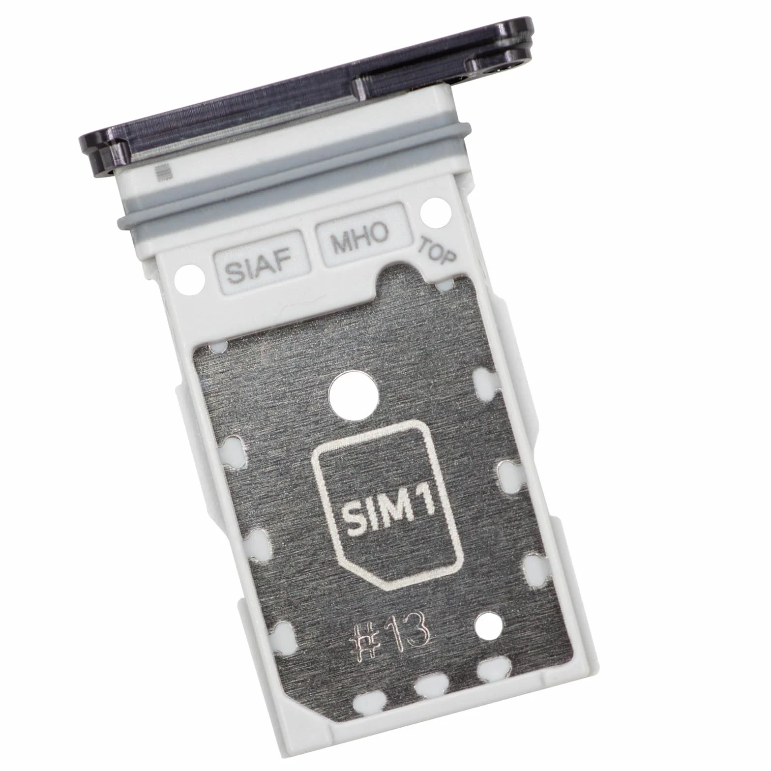 MMOBIEL Ramka do Karty Dual SIM Kompatybilny z Samsung Galaxy S23 / S23 Plus - Tacka Karty Dual SIM - SIM Card Holder Replacement - Z Pinezką SIM i Wodoodporny Gumowy Pierścień - Czarny
