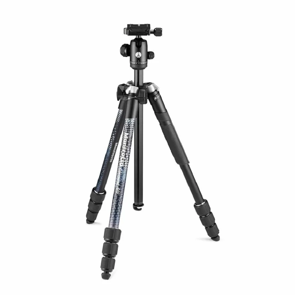MANFROTTO Trépied Element MII aluminium noir 4 sections BH - MKELMII4BK-BH