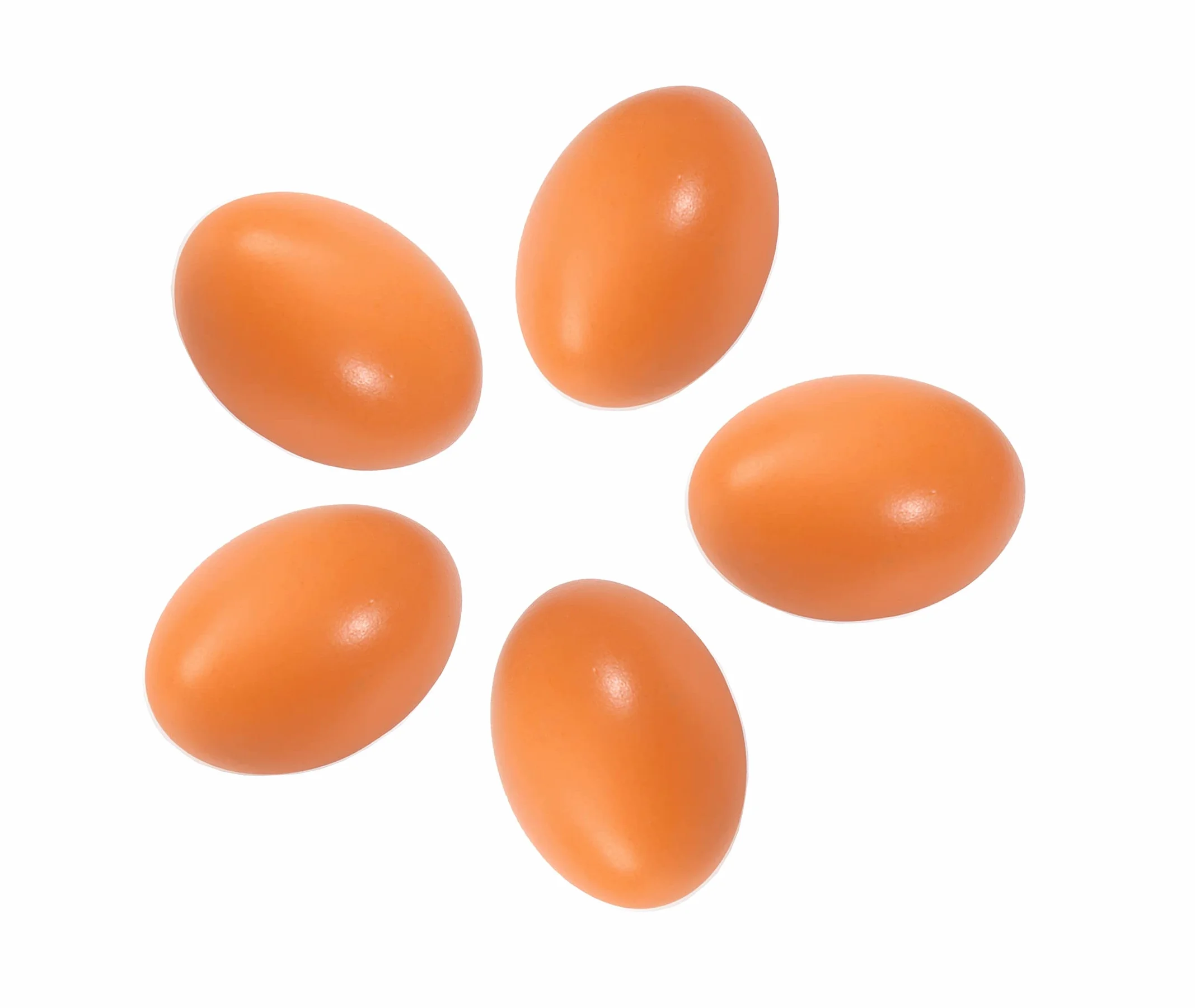Œufs en Bois Artificiels pour Poules - Lot de 5