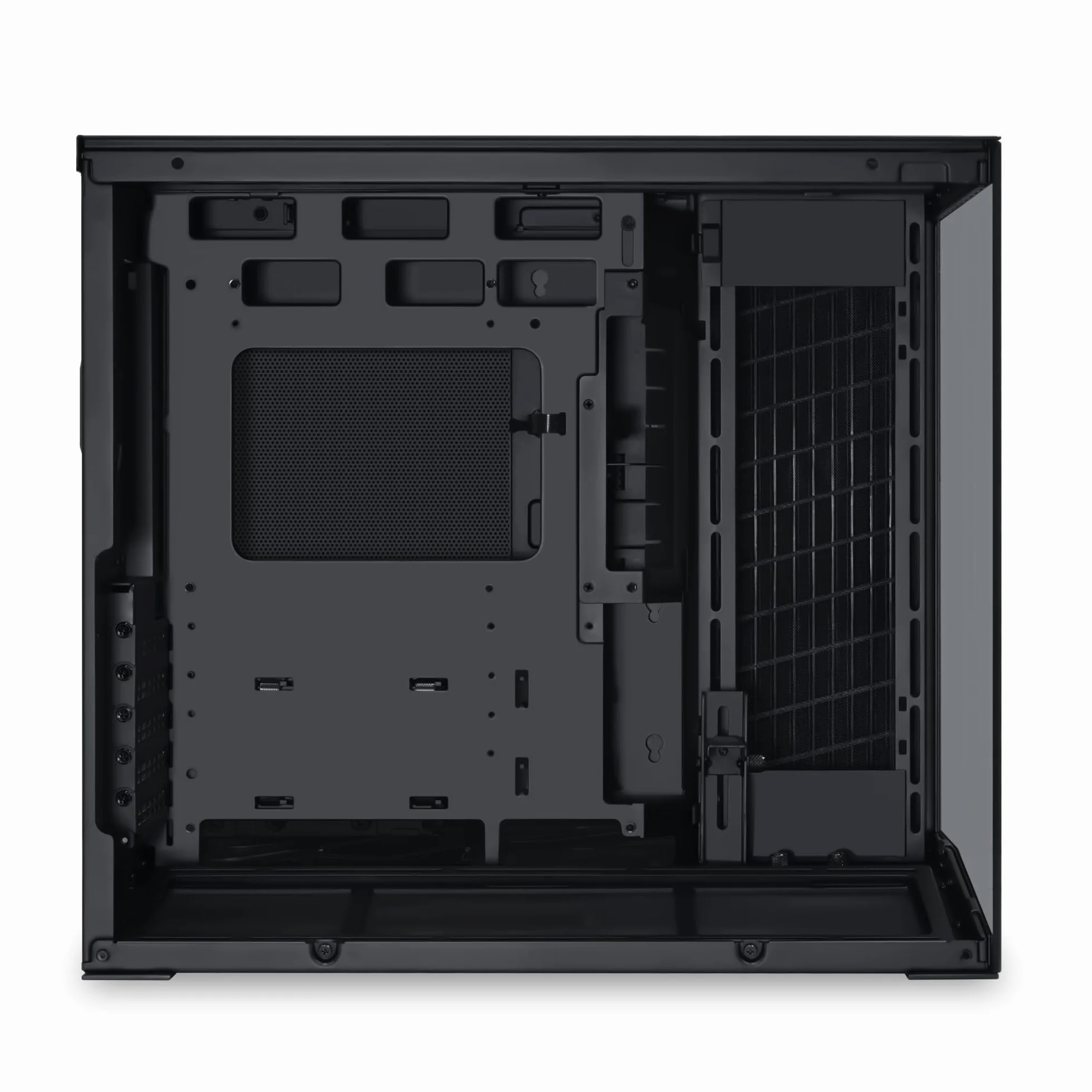 Lian Li O11 Dynamic Mini V2 obudowa PC, czarna, kompaktowa obudowa ATX Midi Tower z dwukomorową konstrukcją, szkłem hartowanym i modułową konstrukcją