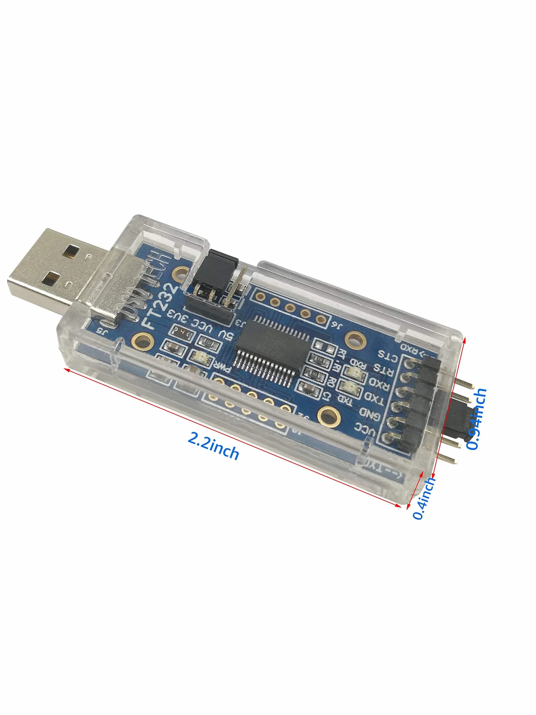 DSD TECH USB vers TTL Adaptateur Série FTDI FT232RL Compatible Windows 10 8 7 Mac OS X