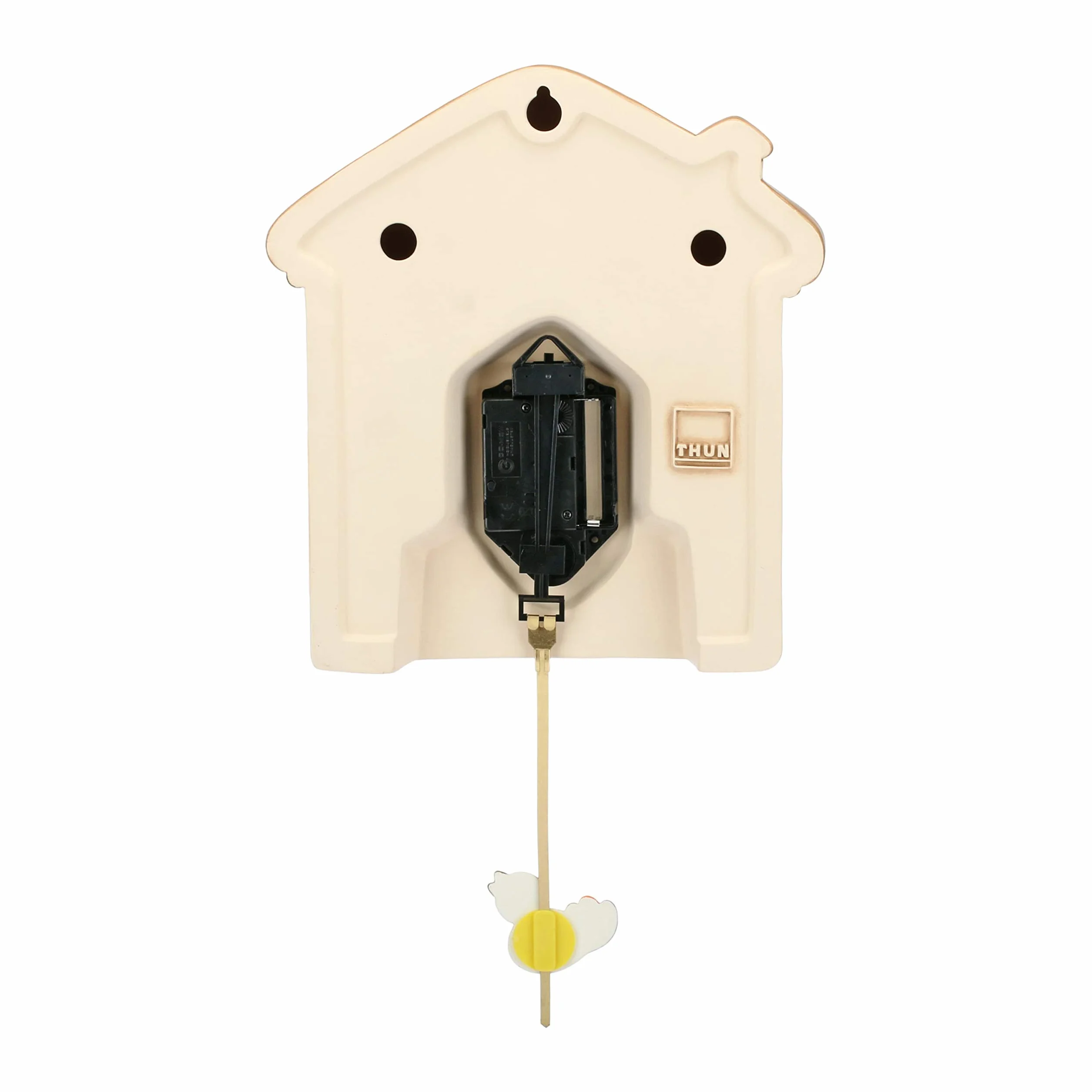 THUN Pendule Chat et Oiseau