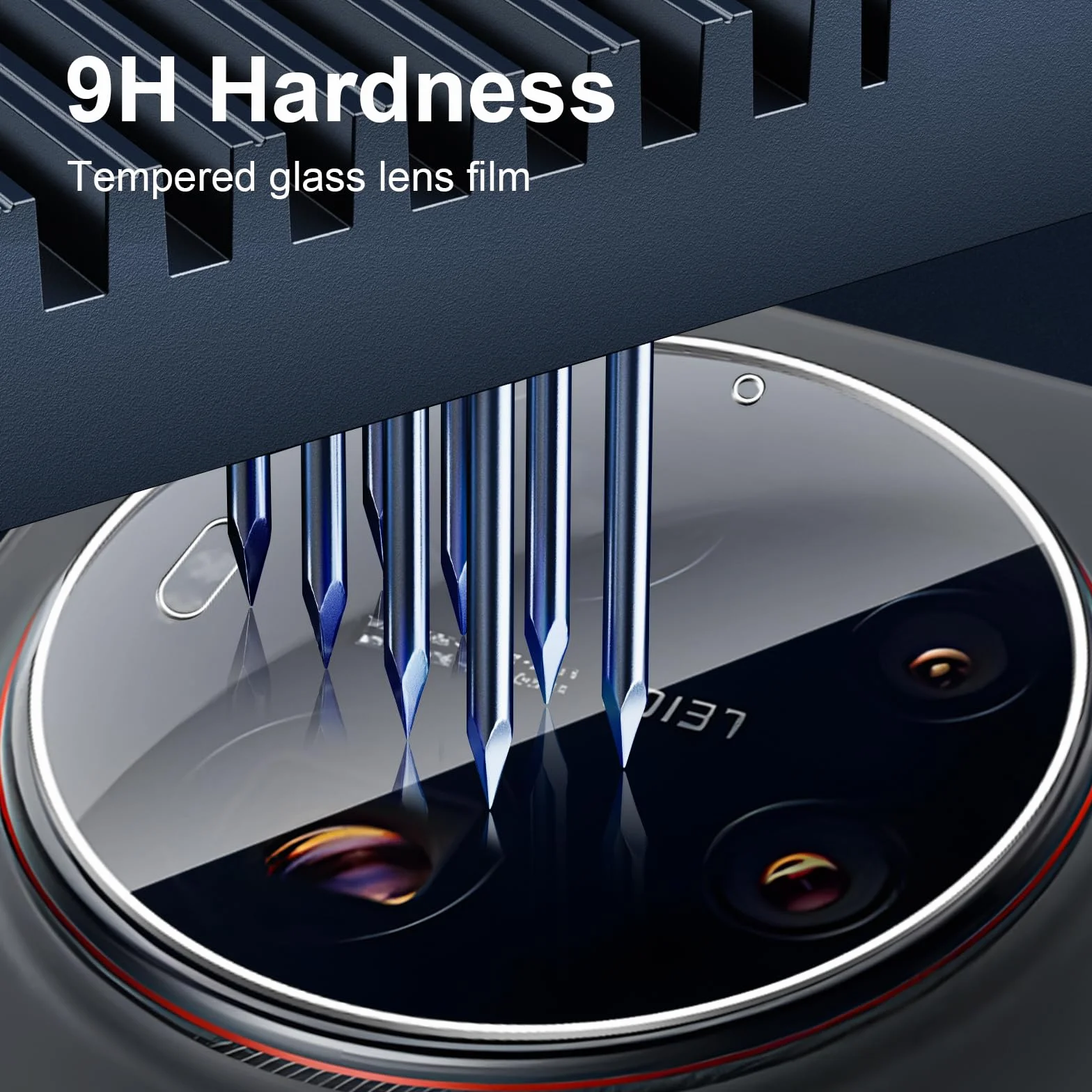 QULLOO Ochrona aparatu do Xiaomi 17 Ultra do szkła pancernego, 3 sztuki, folia ochronna na aparat o twardości 9H, szkło ochronne HD przezroczysta folia na szkło, ochrona aparatu przed zarysowaniami