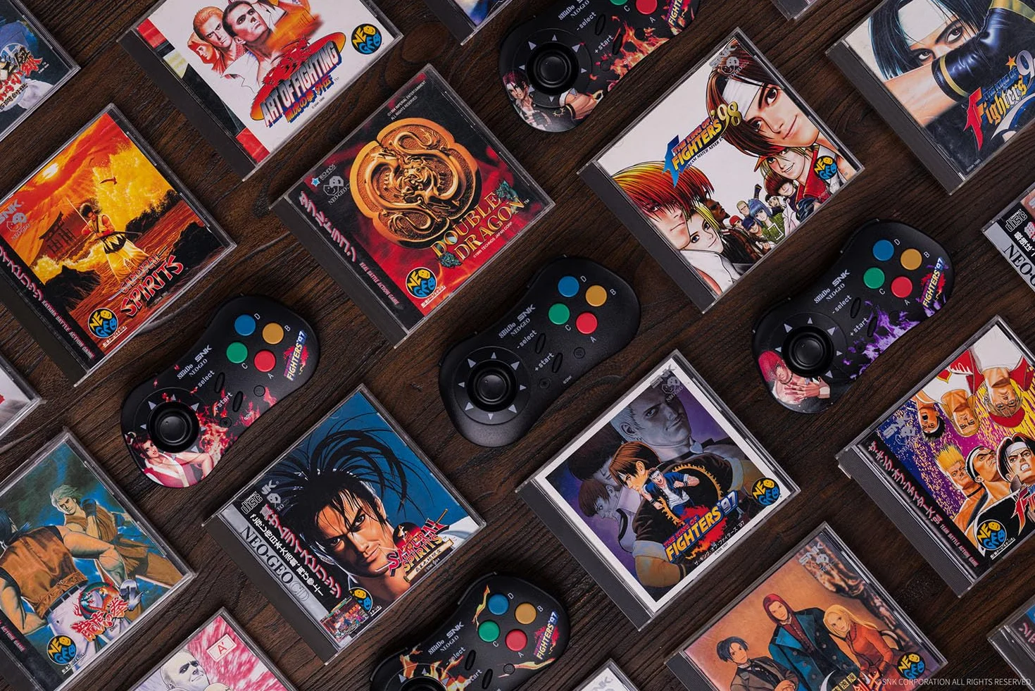 8Bitdo Manette Iori Yagami Bluetooth SNK Neo Geo CD PC Windows Android Neo Geo Mini