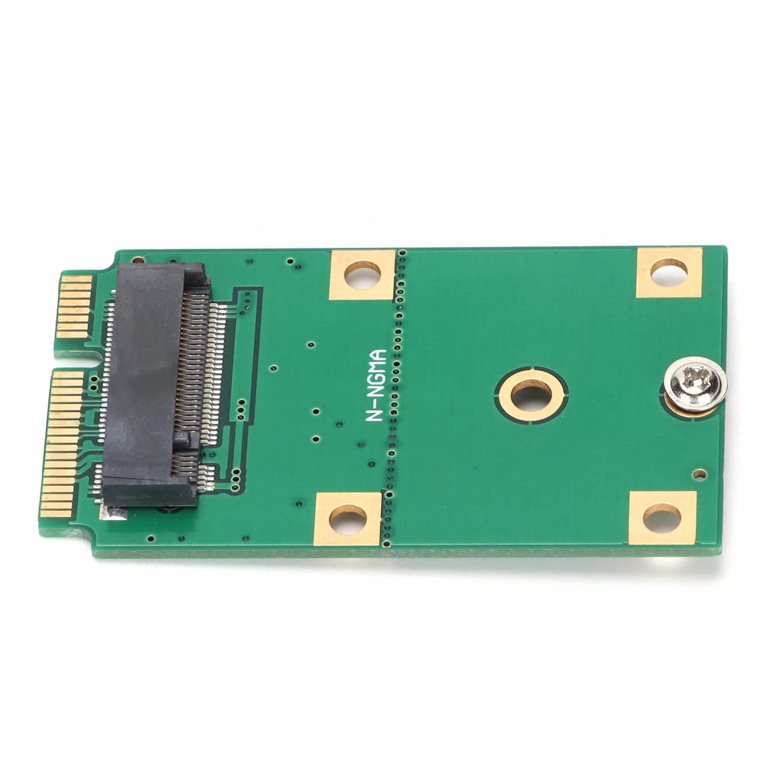 Karta adaptera do 2230/2242 SSD, M.2 NGFF SSD na MSATA SSD, karta czytnika konwertera dysku twardego, z 2 otworami mocującymi, łatwa instalacja i demontaż