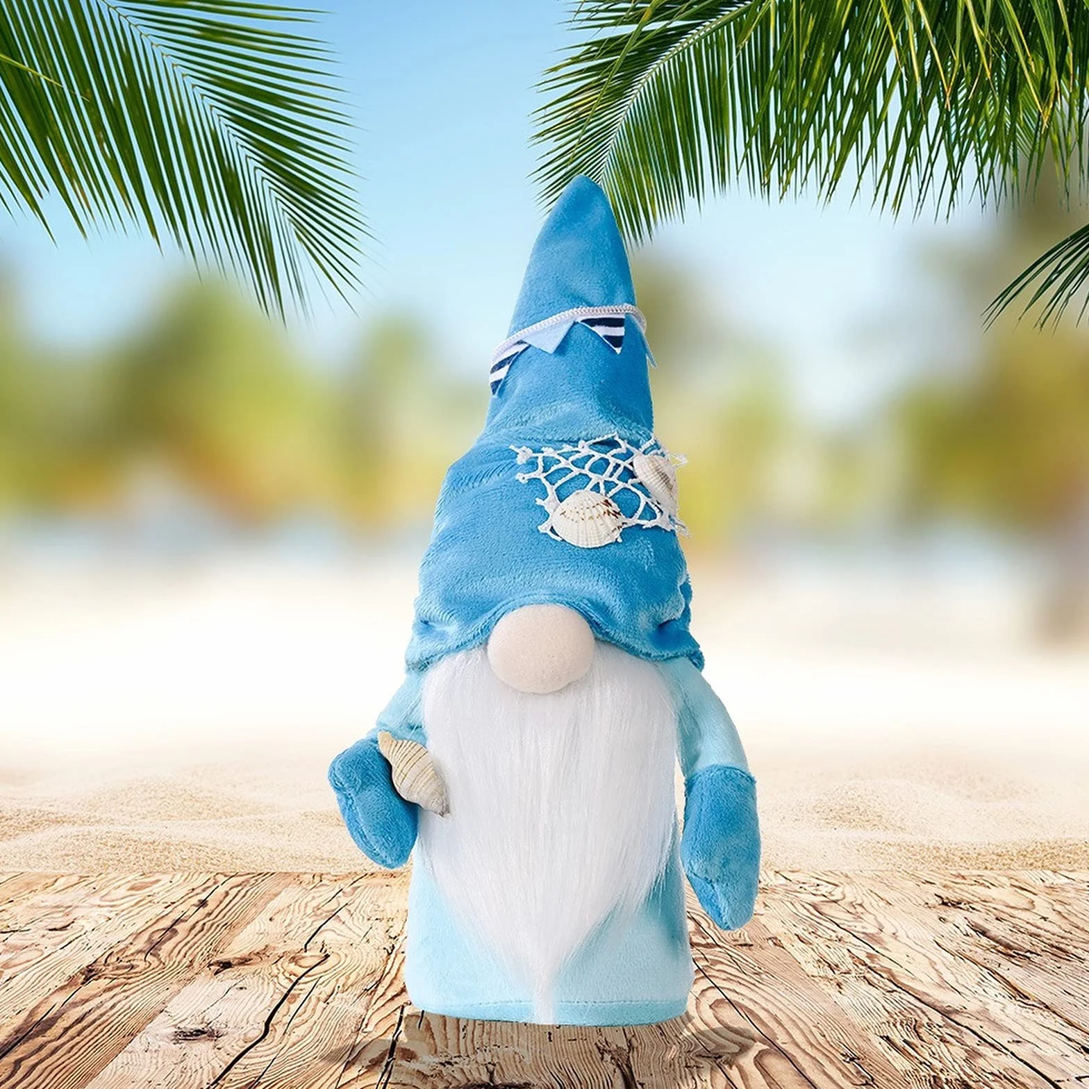 Peluche Nain de Mer Lot de 2 Figurine de Collection Décoration Fait à la Main Lutin Suédois