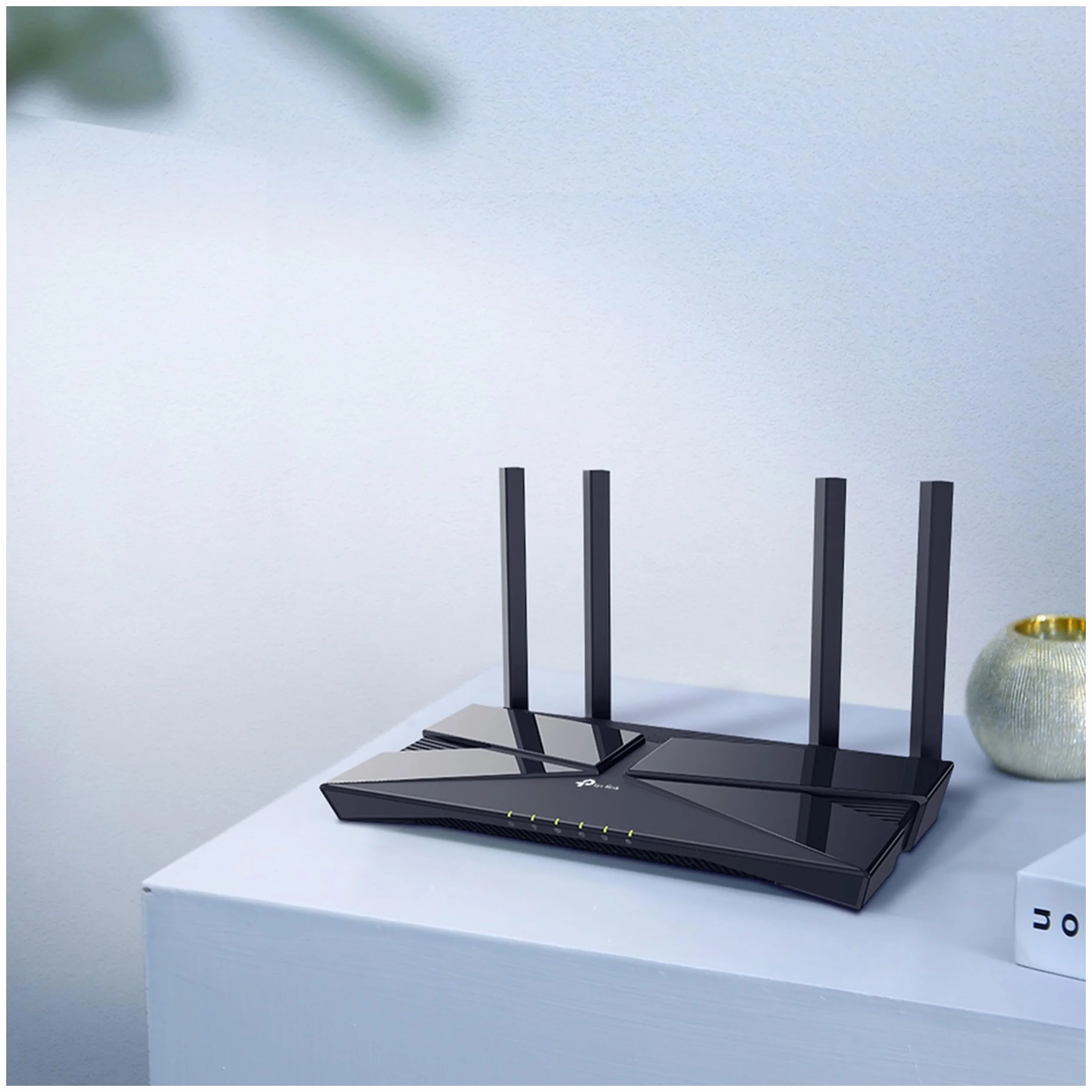 TP-Link Archer AX23, Router WiFi 6 AX1800, Dwupasmowy 5 GHz i 2.4 GHz, 4 anteny wysokiego zysku, OFDMA i MU-MIMO, Porty Gigabit, Wsparcie OneMesh, Kontrola rodzicielska, Kompatybilny z Alexa, Czarny
