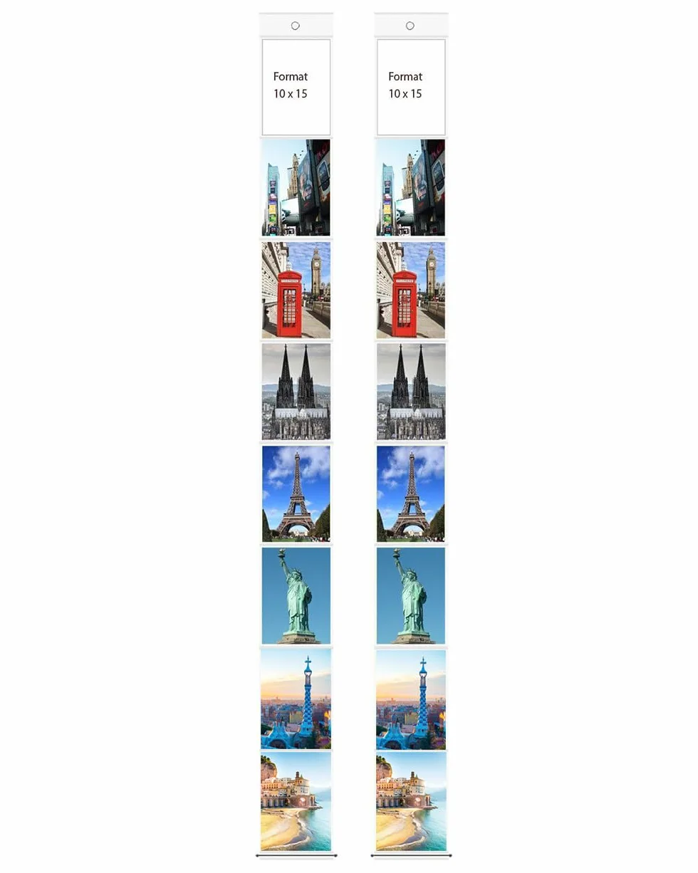 Trendfinding Porte-cartes pour Photos 10 x 15 Portrait (2 x 8)