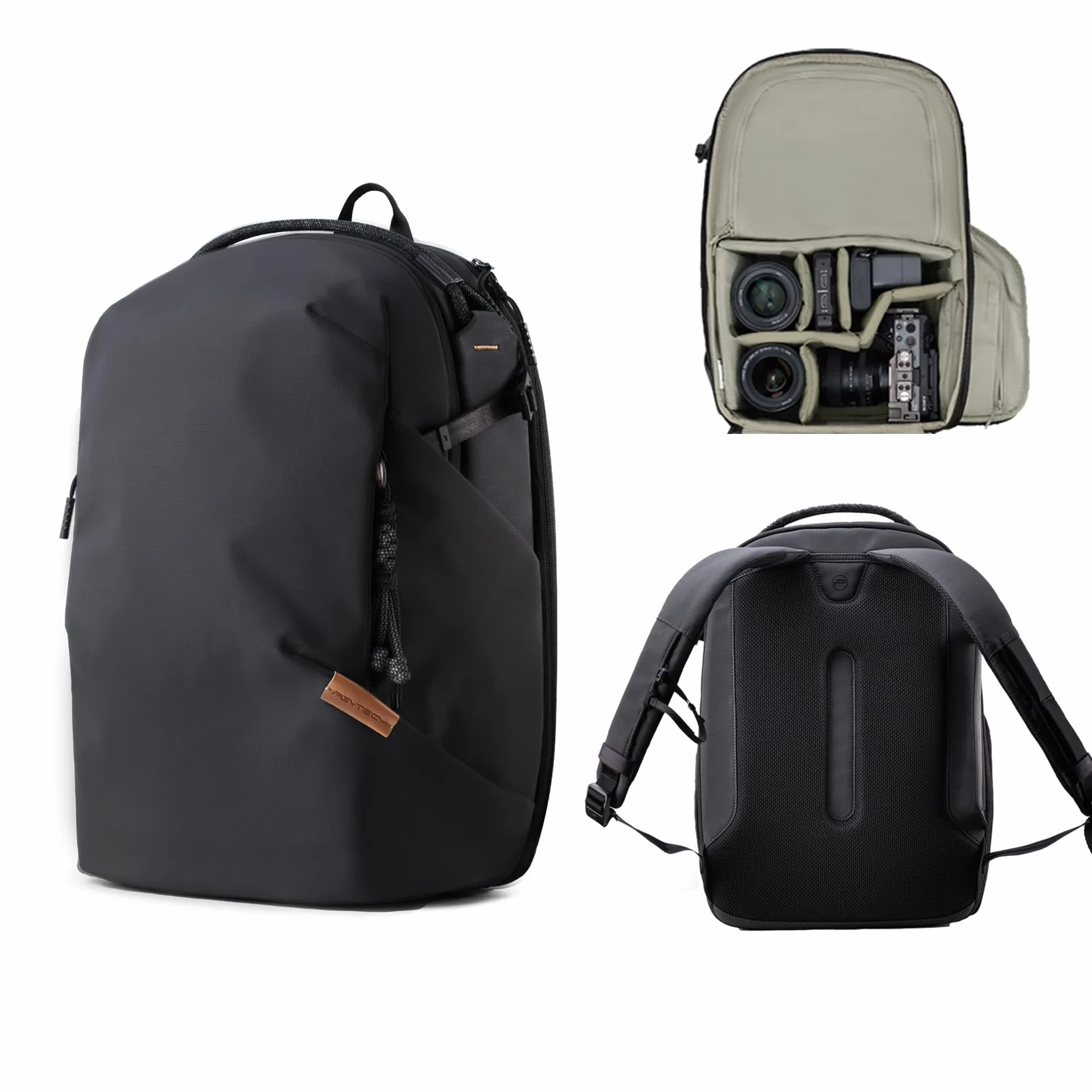 PGYTECH OneGo Lite Plecak na aparat fotograficzny, 16 l, lekki, odporny na działanie wody, plecak dla fotografki do miasta i podróży, torba na aparat fotograficzny, kompatybilny z lustrzankami Sony