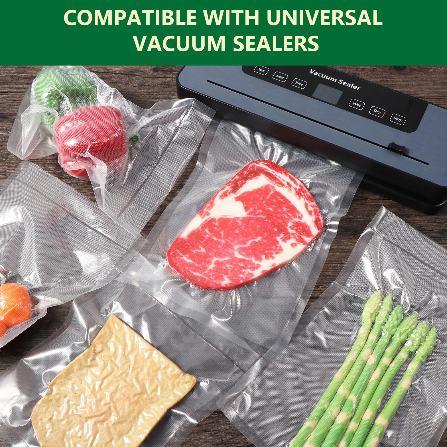 Sacs Sous Vide Alimentaire 20 x 30 cm 100 Sachets Vinabo